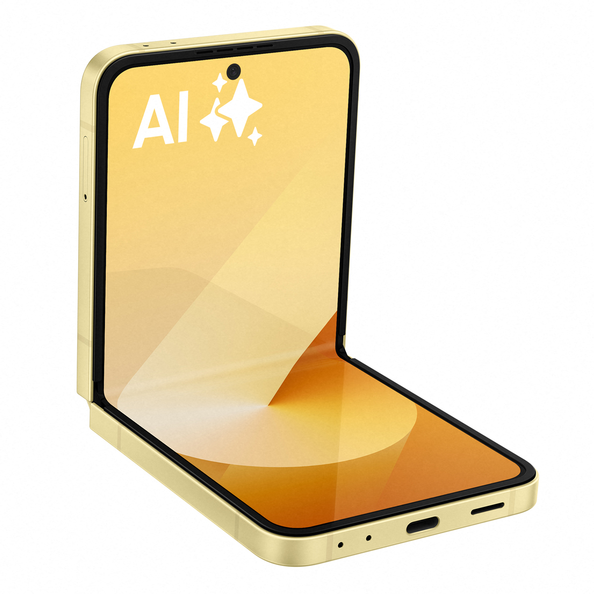 Bild von Samsung Galaxy Z Flip6 512GB Yellow 17cm (6,7") OLED Display, Android 14, Dual-Kamera, Faltbar