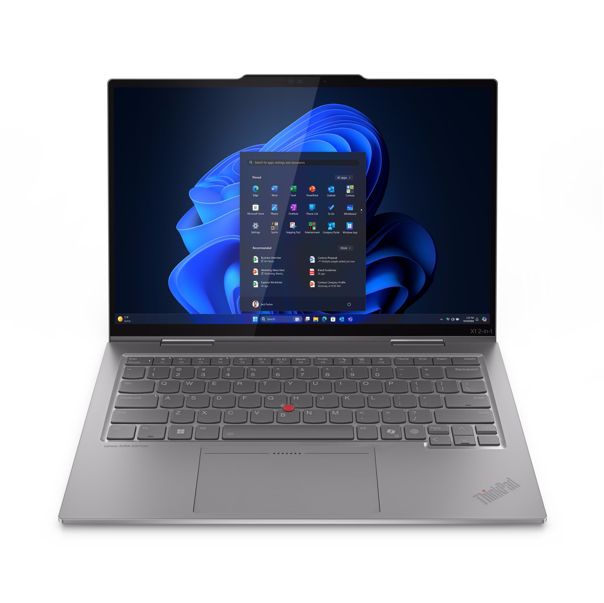 Bild von Lenovo ThinkPad X1 2-in-1 Gen10 - 21Q00070GE 14