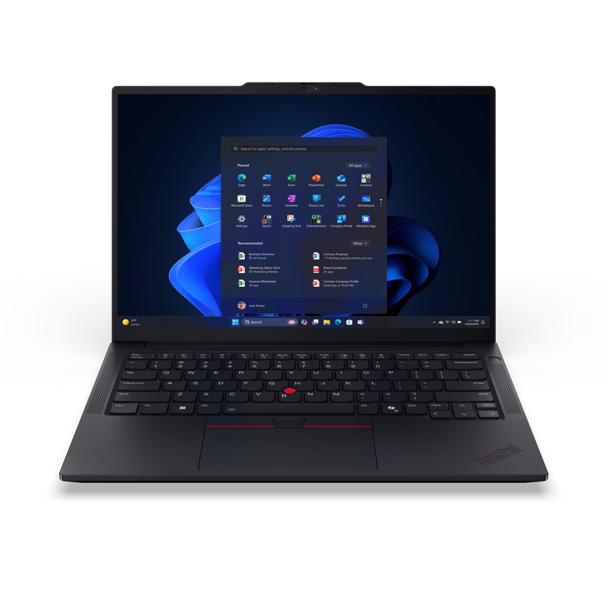 Bild von Lenovo ThinkPad E14 Gen7 - 21SX003SGE 14" WUXGA IPS, Intel Core Ultra 7 - 255H, 32GB RAM, 1TB SSD, Windows 11 Pro