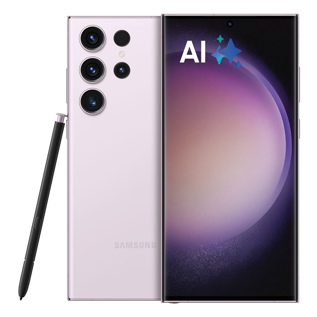 Bild von Samsung Galaxy S23 Ultra 5G 8GB+256GB Lavender EU 17,31cm (6,8") OLED Display, Android 13, 200MP Quad-Kamera