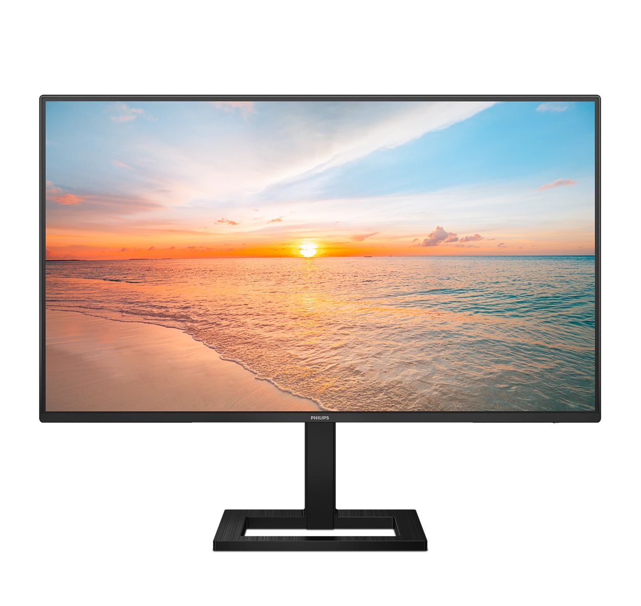 Bild von Philips 27E1N1300AE 27 Zoll Full HD Monitor, Lautsprecher, höhenverstellbar (1920x1080, 100 Hz, HDMI, USB-C (65W PD), USB Hub) schwarz
