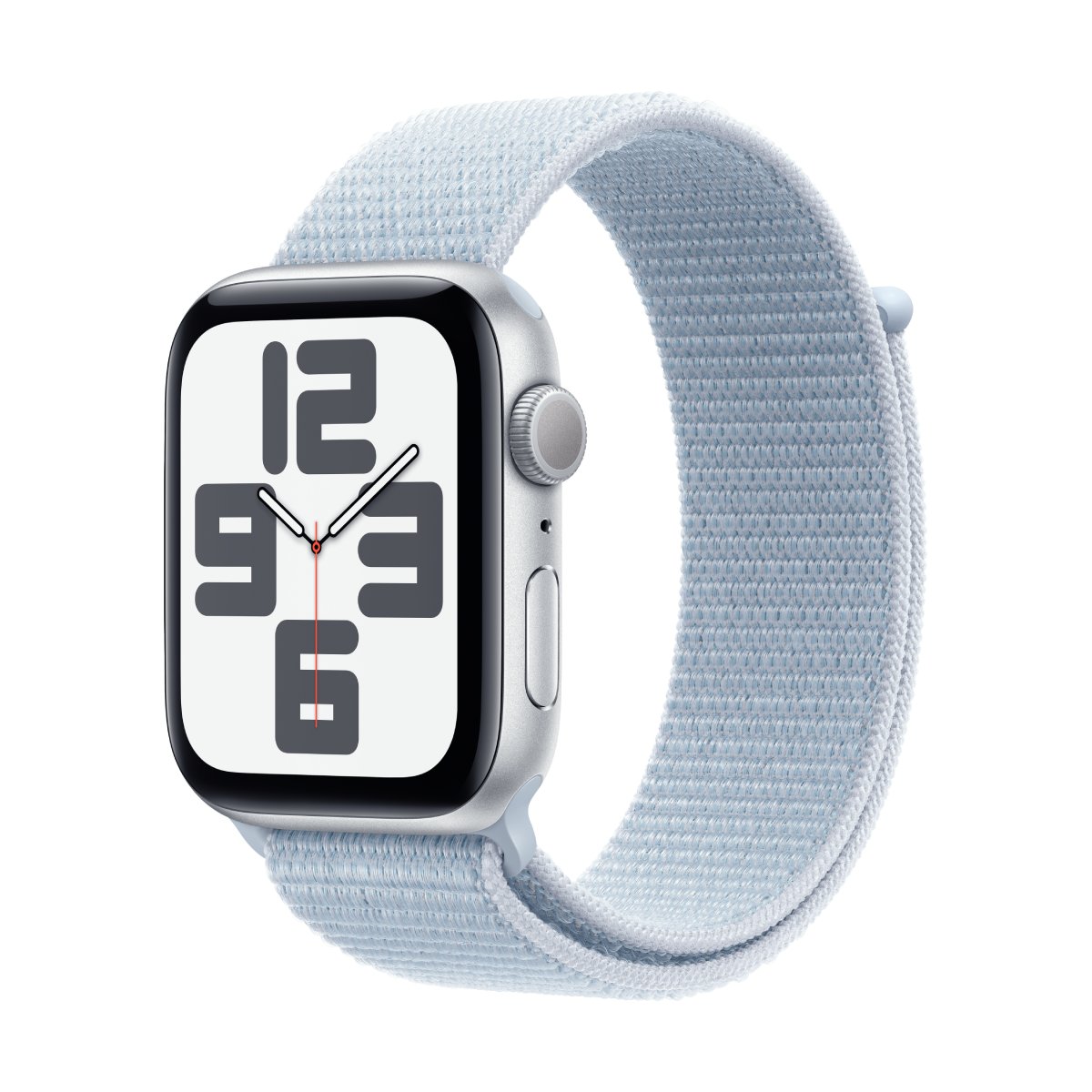 Bild von Apple Watch SE Silber Aluminium Sport Loop Blaue Wolke 2 B-Ware GPS 44mm MXET3QF/A