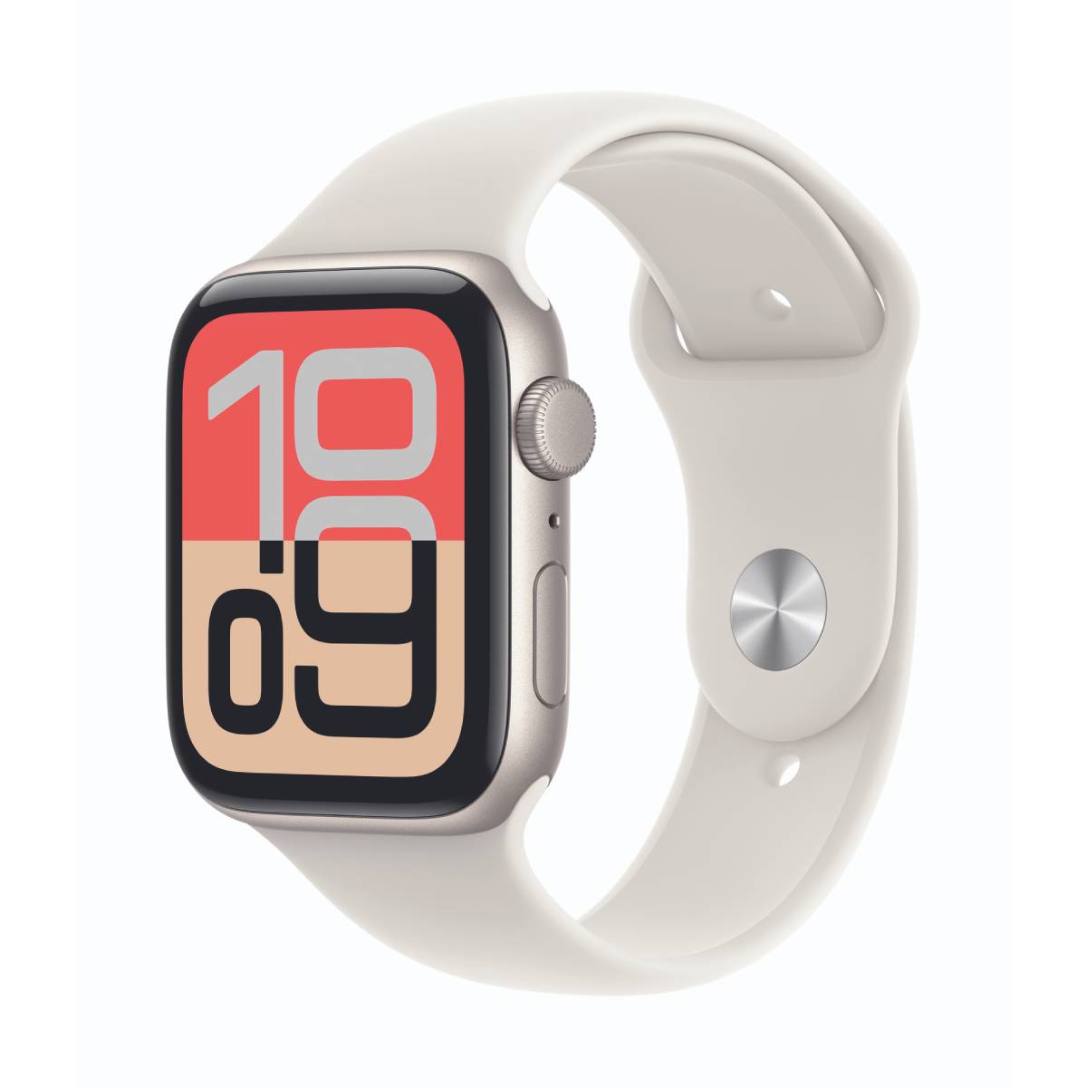 Bild von Apple Watch SE 3  44mm Polarstern Aluminium Gehäuse mit Polarstern Sport Band - M/L