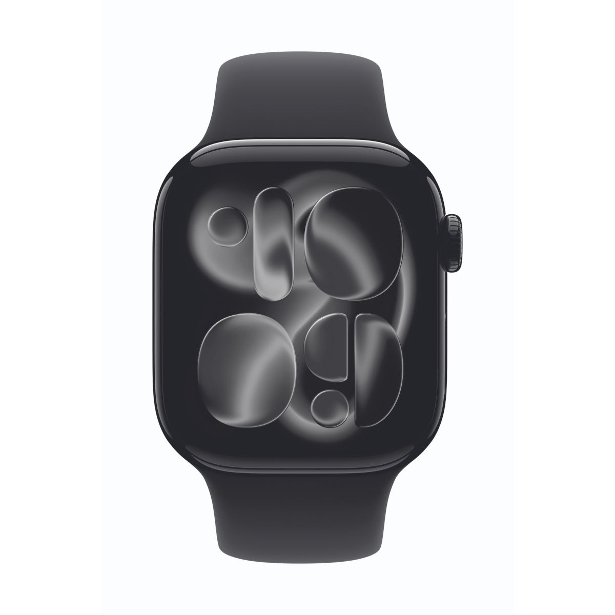 Bild von Apple Watch Series 11 Cellular 42mm Diamantschwarz Aluminium Geh mit Schwarz Sport Band - S/M