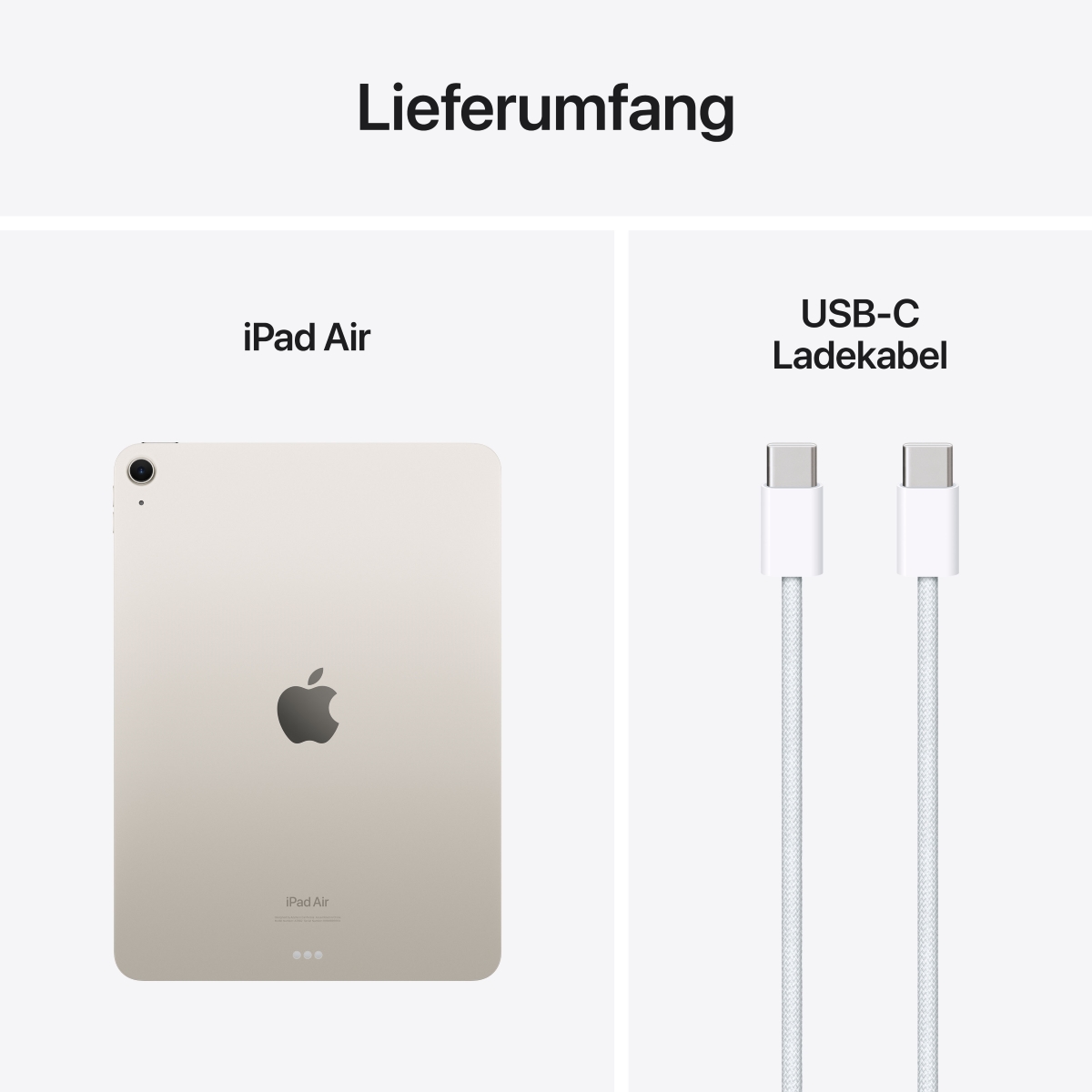 Bild von Apple iPad Air 11 Wi-Fi 128GB (polarstern) 6.Gen B-Ware