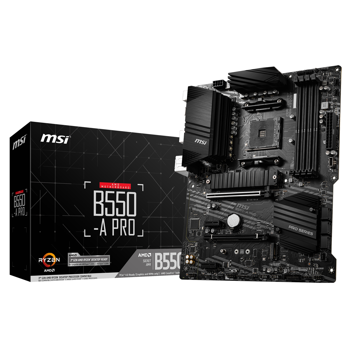 Bild von MSI B550-A Pro Mainboard Sockel AM4