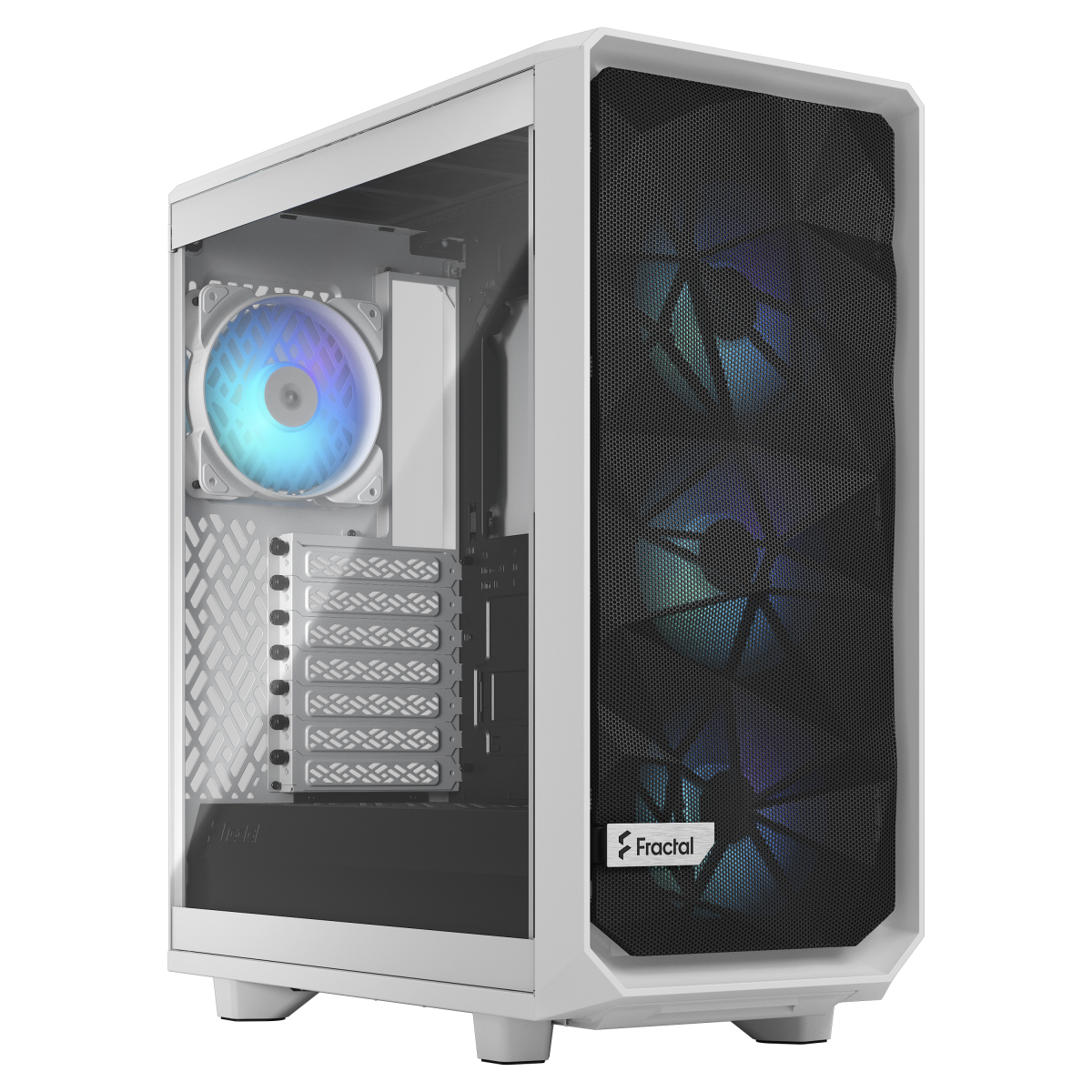 Bild von Fractal Design Meshify 2 Compact RGB White TG | PC-Gehäuse
