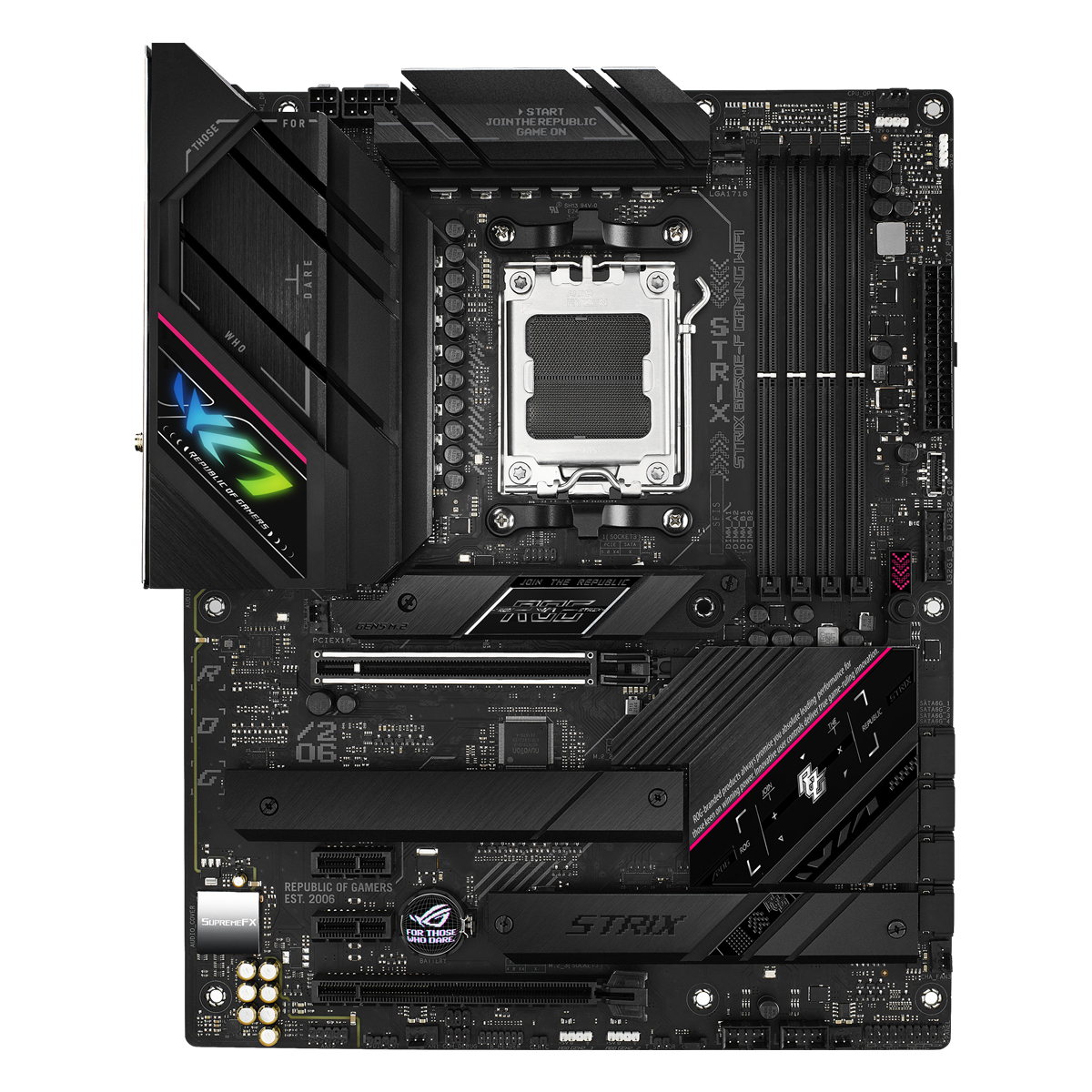 Bild von ASUS ROG STRIX B650E-F GAMING WIFI Mainboard Sockel AM5