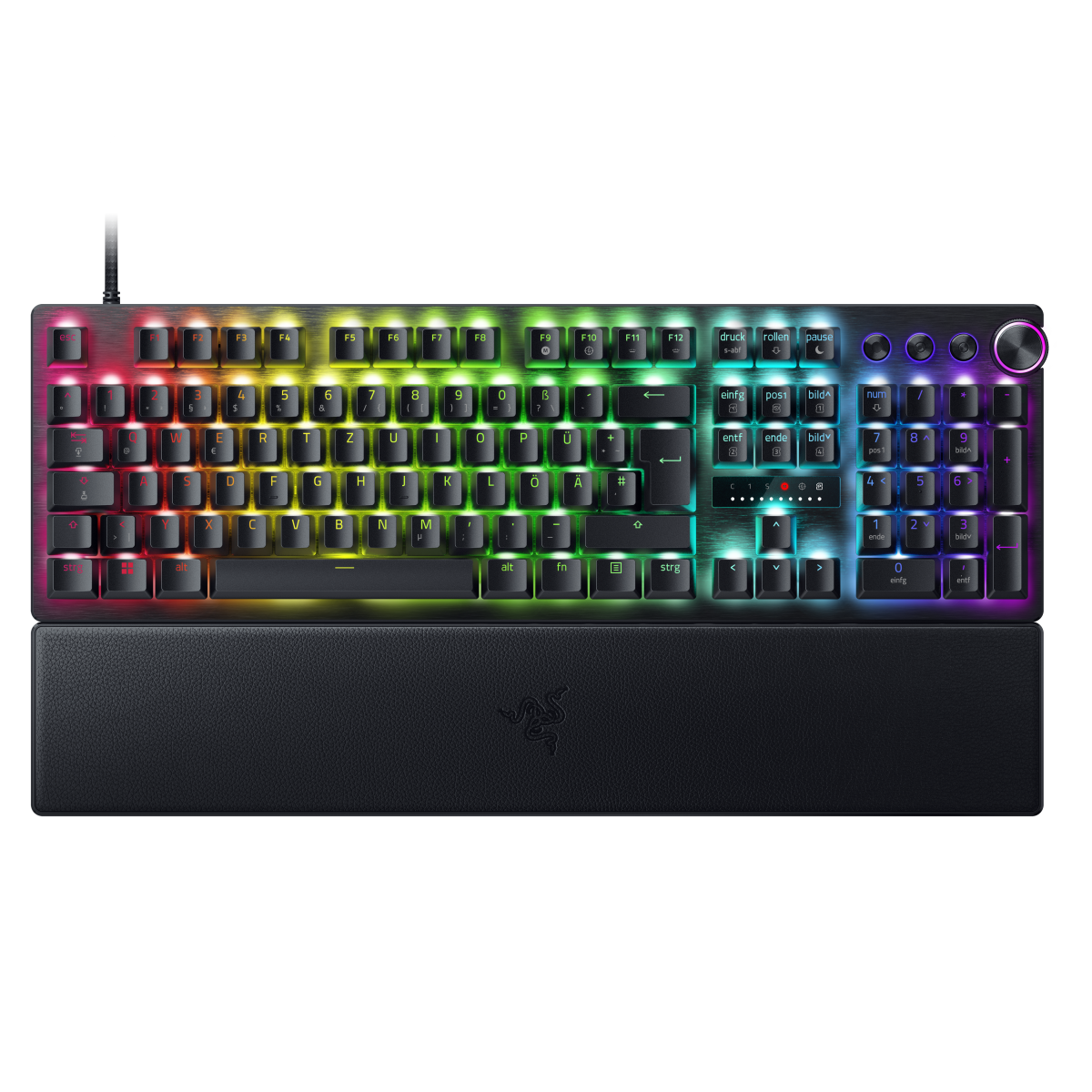 Bild von Razer Huntsman V3 Pro Gaming Tastatur (analoge Switches) - E-Sport-Tastatur mit analogen optischen Switches (DE Layout)