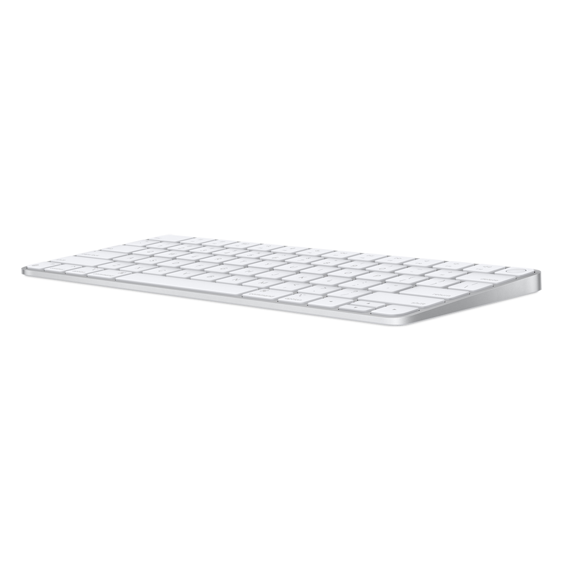 Bild von Apple Magic Keyboard weiß mit Touch ID weiße Tasten, ohne Ziffernblock
