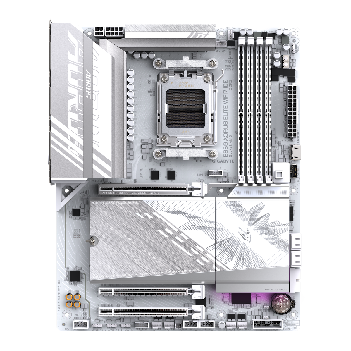 Bild von GIGABYTE B850 A ELITE WF7 ICE Mainboard Sockel AM5