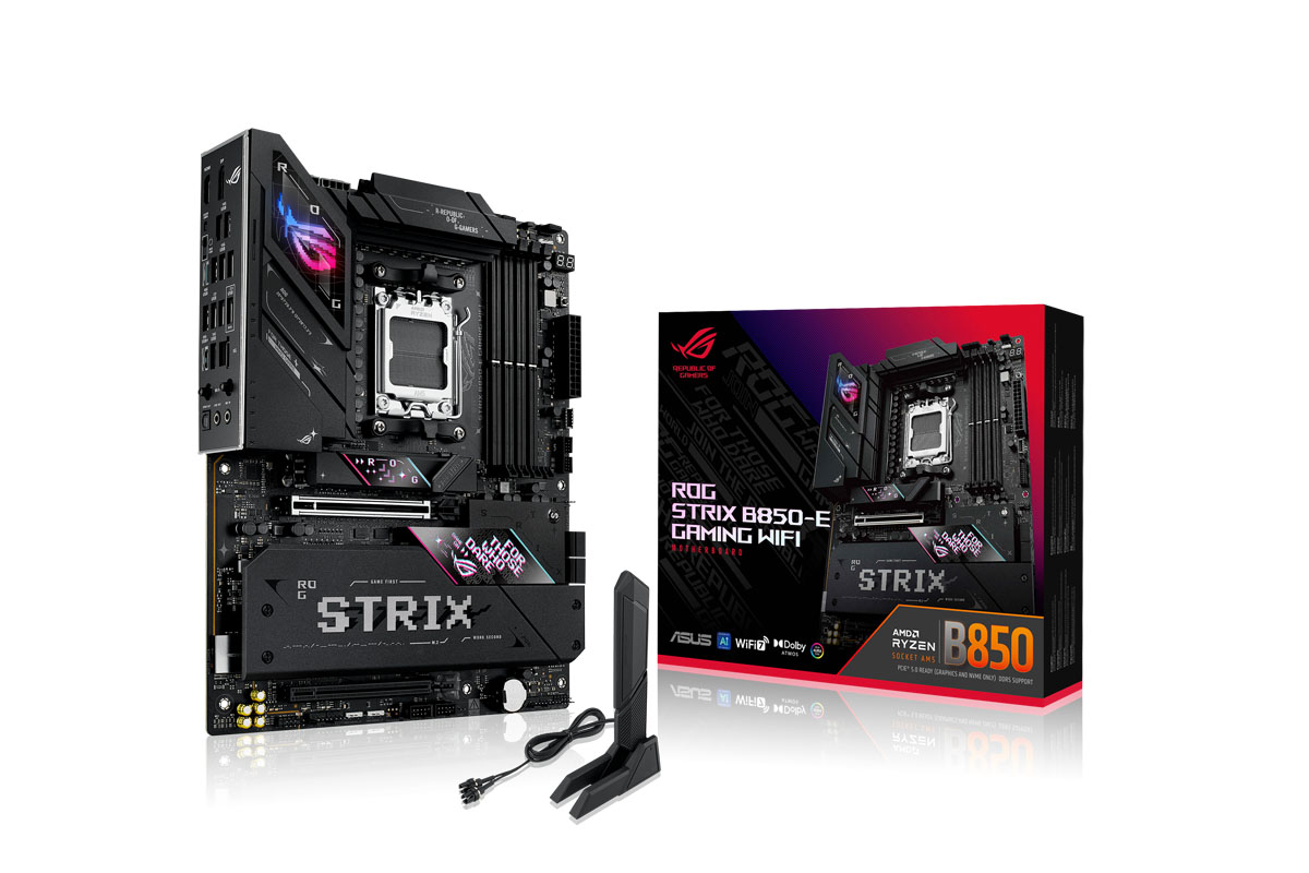 Bild von ASUS ROG STRIX B850-E GAMING WIFI Mainboard Sockel AM5