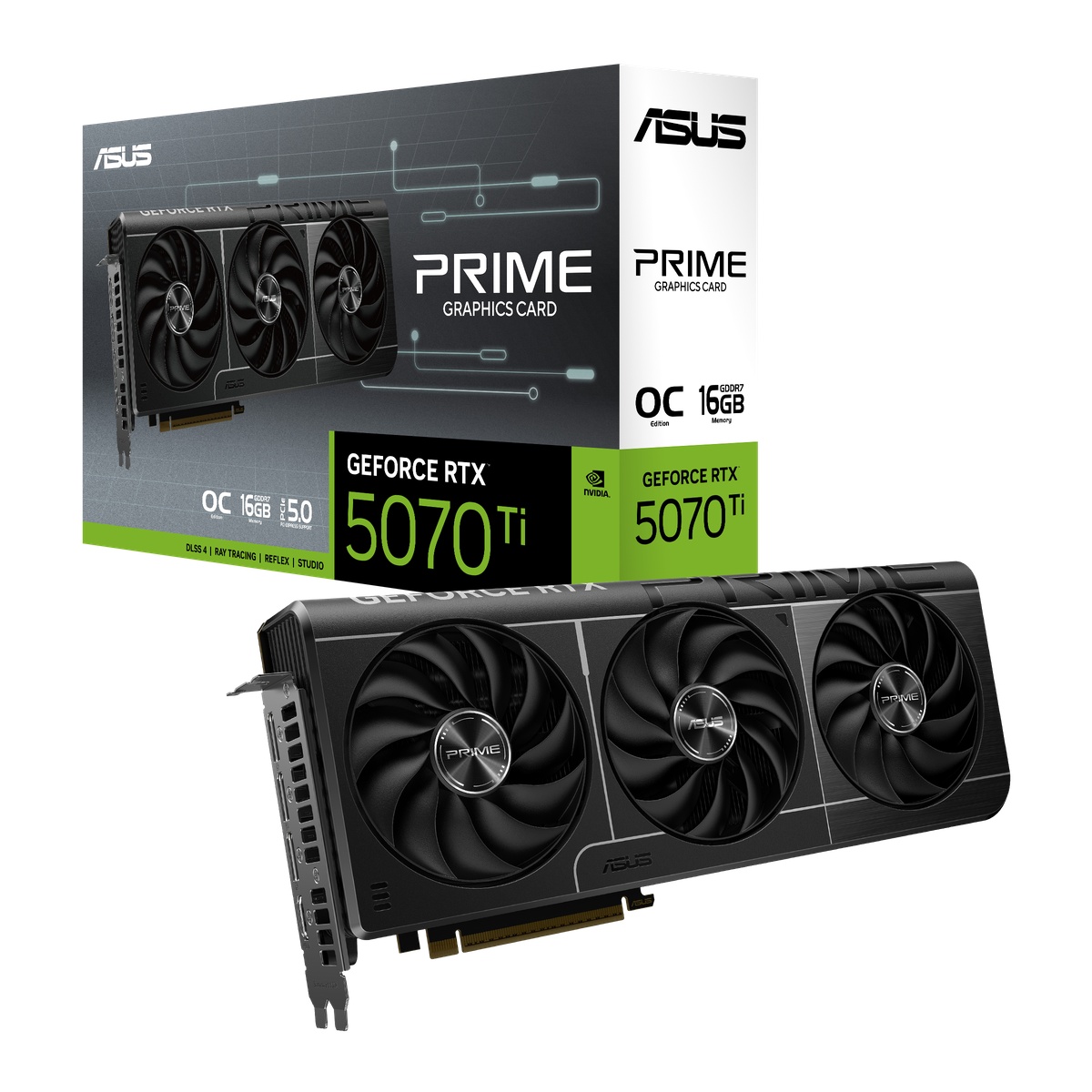 Bild von ASUS Prime GeForce RTX 5070 Ti OC - 16GB GDDR7, HDMI, 3x DP