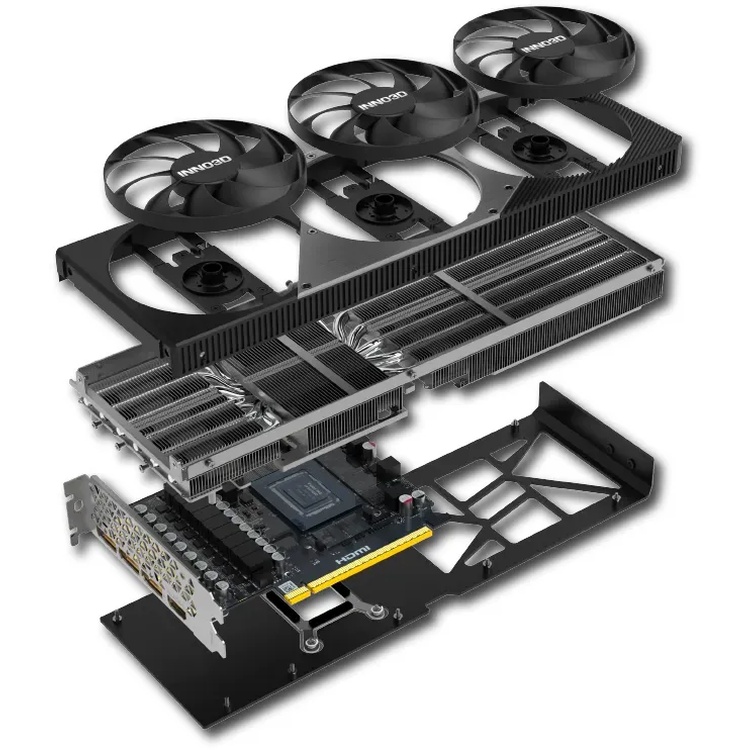 Bild von INNO3D GeForce RTX 5070 X3 OC - 12GB GDDR7, HDMI, 3x DP