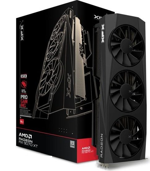 Bild von XFX Radeon RX 9070XT QUICKSILVER Gaming 16GB - 16GB GDDR6, 1x HDMI, 3x DP