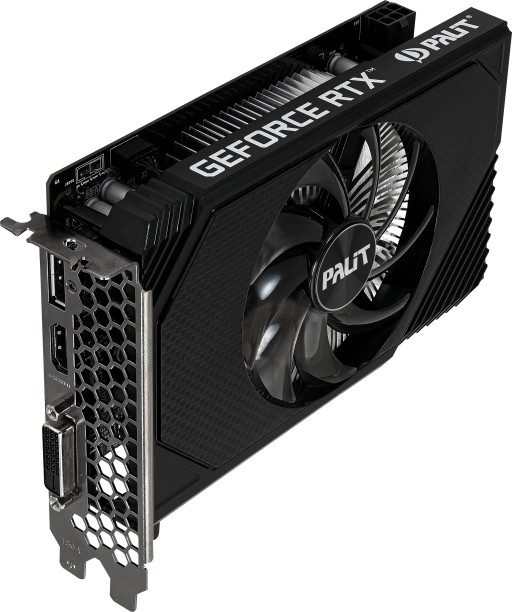 Bild von Palit GeForce RTX 3050 StormX Grafikkarte - 8GB DDR6, 3x DisplayPort/1x HDMI