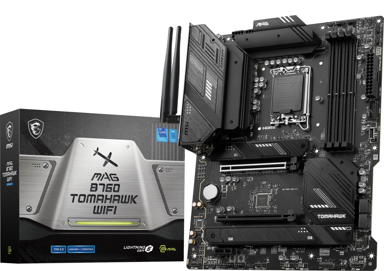 Bild von MSI MAG B760 TOMAHAWK WIFI B-Ware