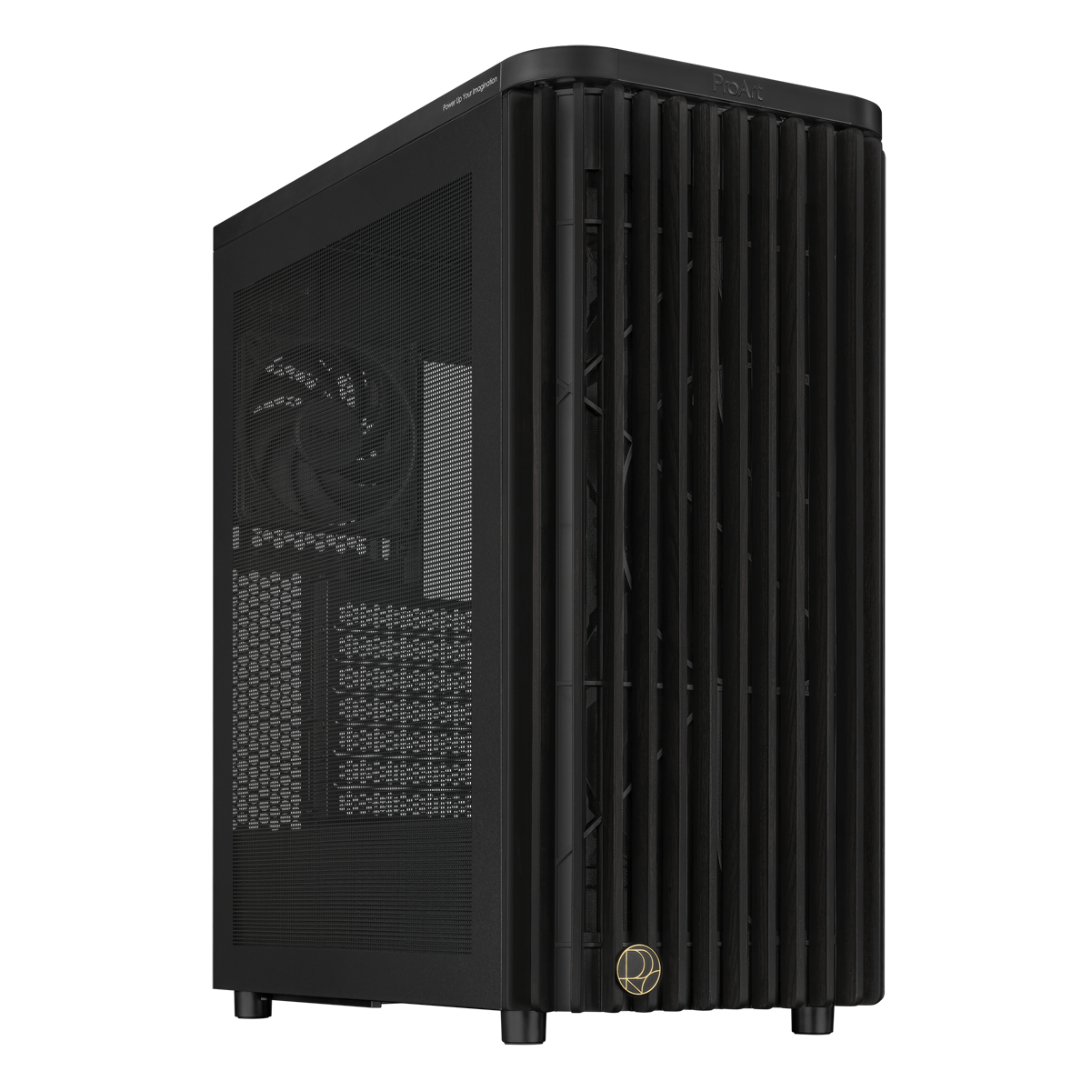 Bild von ASUS ProArt PA401 Wood Mesh Edition Black | PC-Gehäuse