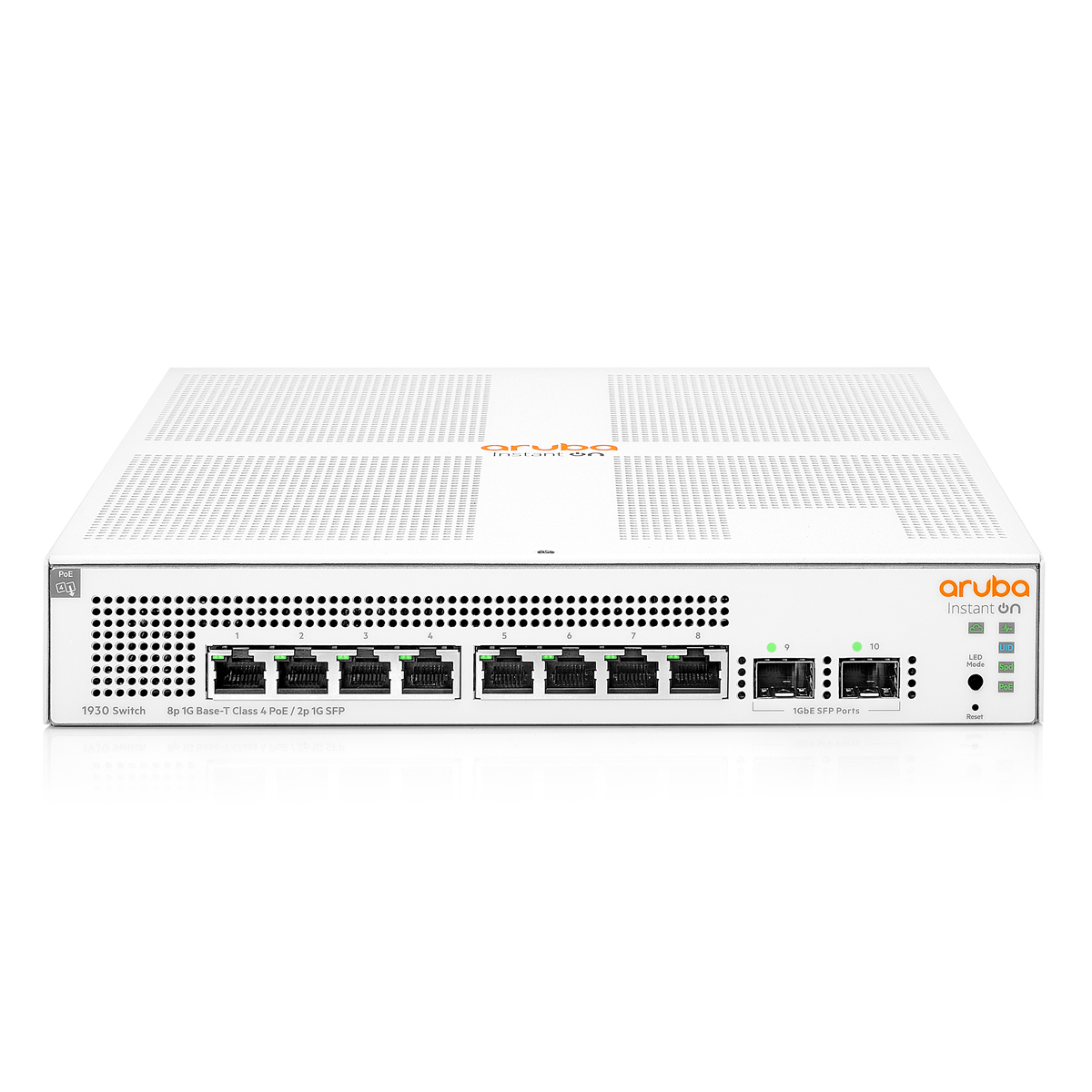Bild von HPE Networking Instant On 1930 10-Port Switch PoE [8x Gigabit-LAN, 2x SFP, PoE+ 124W]