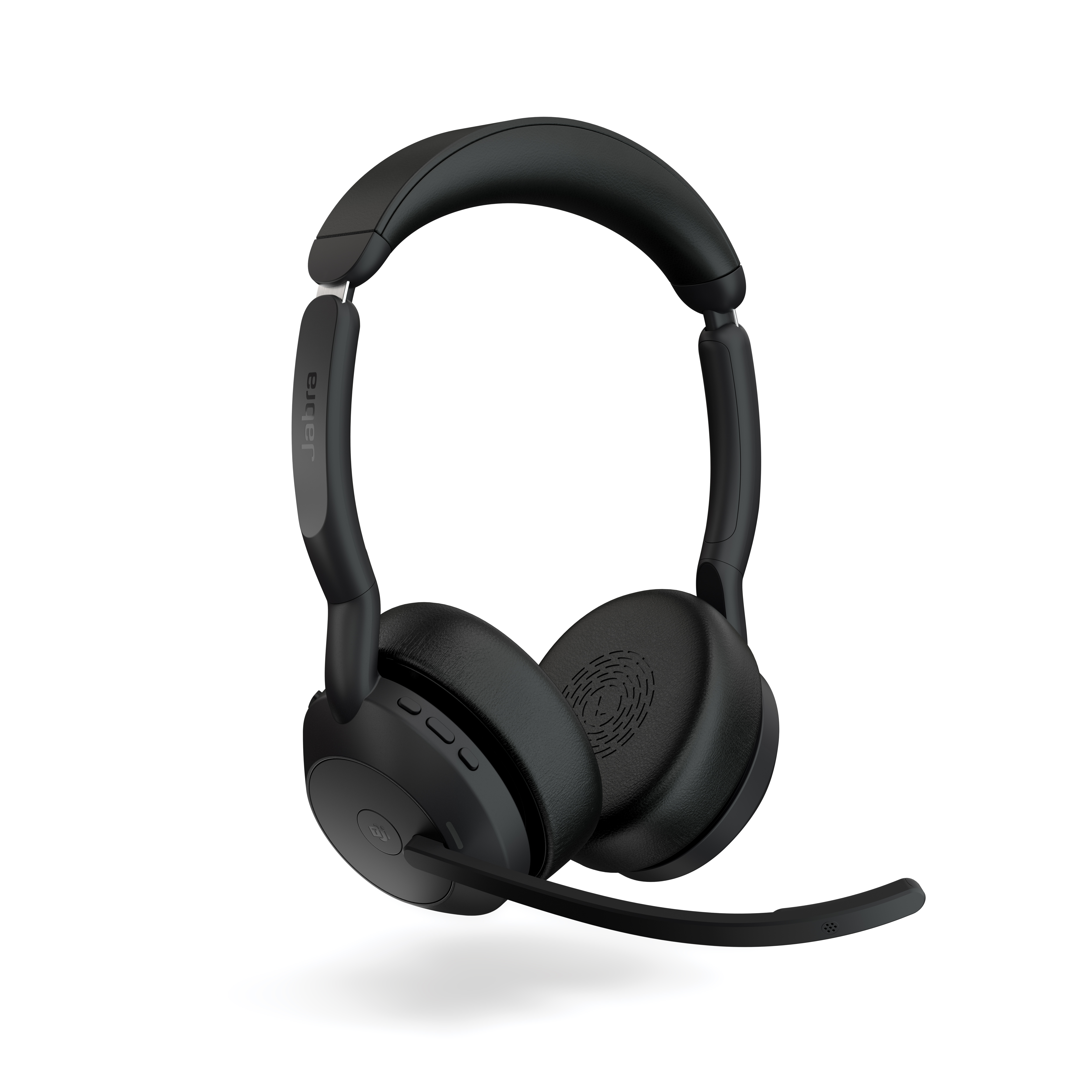 Bild von Jabra Evolve2 55, Stereo-Bluetooth-Headset, 4 Mikrofone UC kompatibel, Aktive Geräuschunterdrückung (ANC), incl. Link 380 USB-A Bluetooth®-Adapter