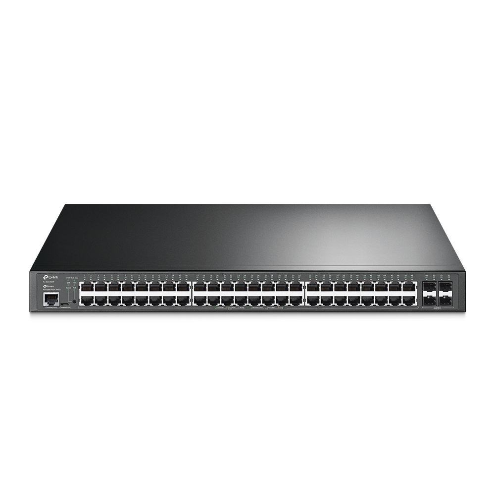 Bild von TP-Link SG3452XP JetStream Managed Switch B-Ware 48x Gigabit Ethernet PoE+, max. 500W, 4x 10G SFP+