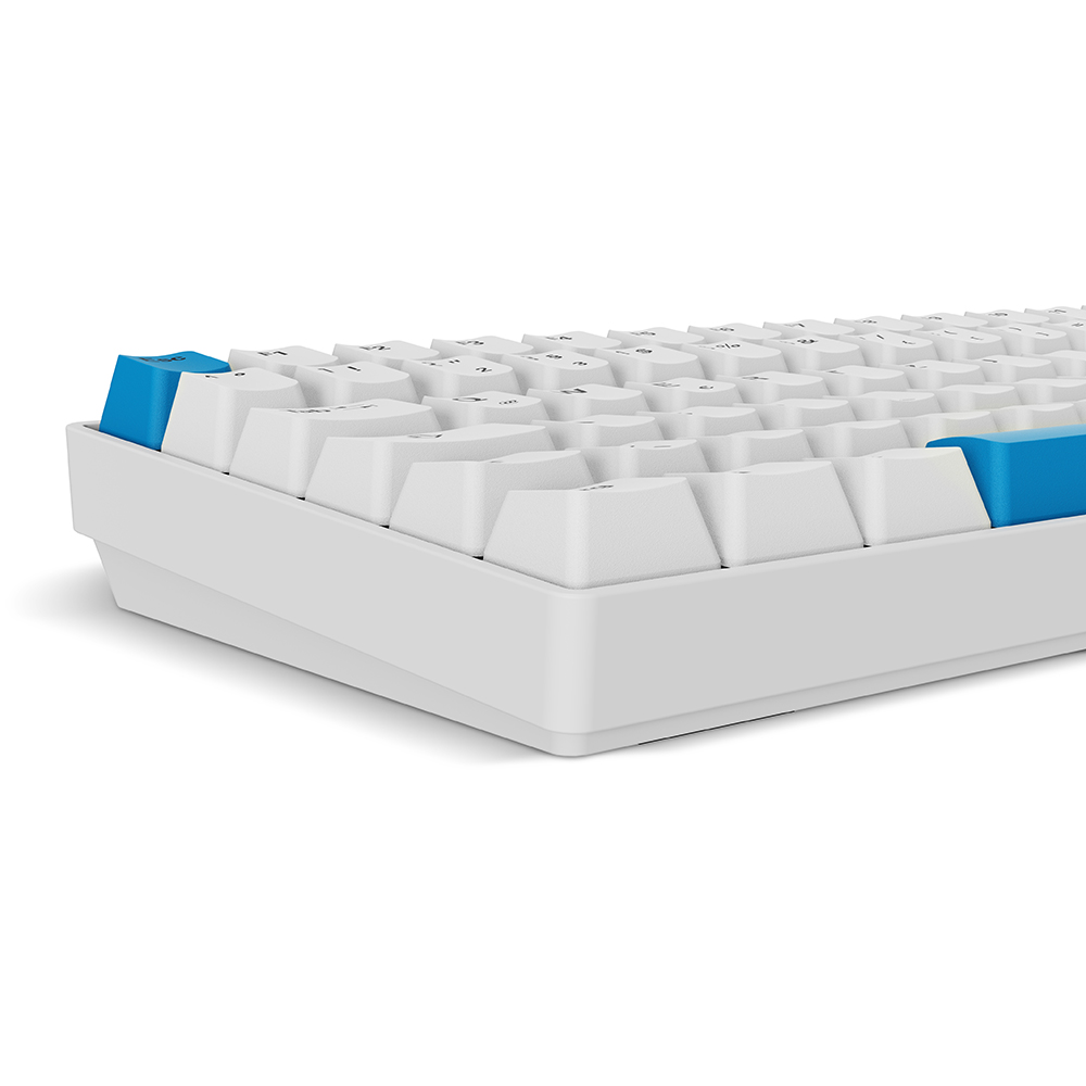 Bild von Sharkoon SKILLER SGK50 S2 PBT Gaming Tastatur - 96% Layout, Hot-Swap Gateron GPRO Yellow Switches, RGB-Beleuchtung, QWERTZ-Layout, weiß