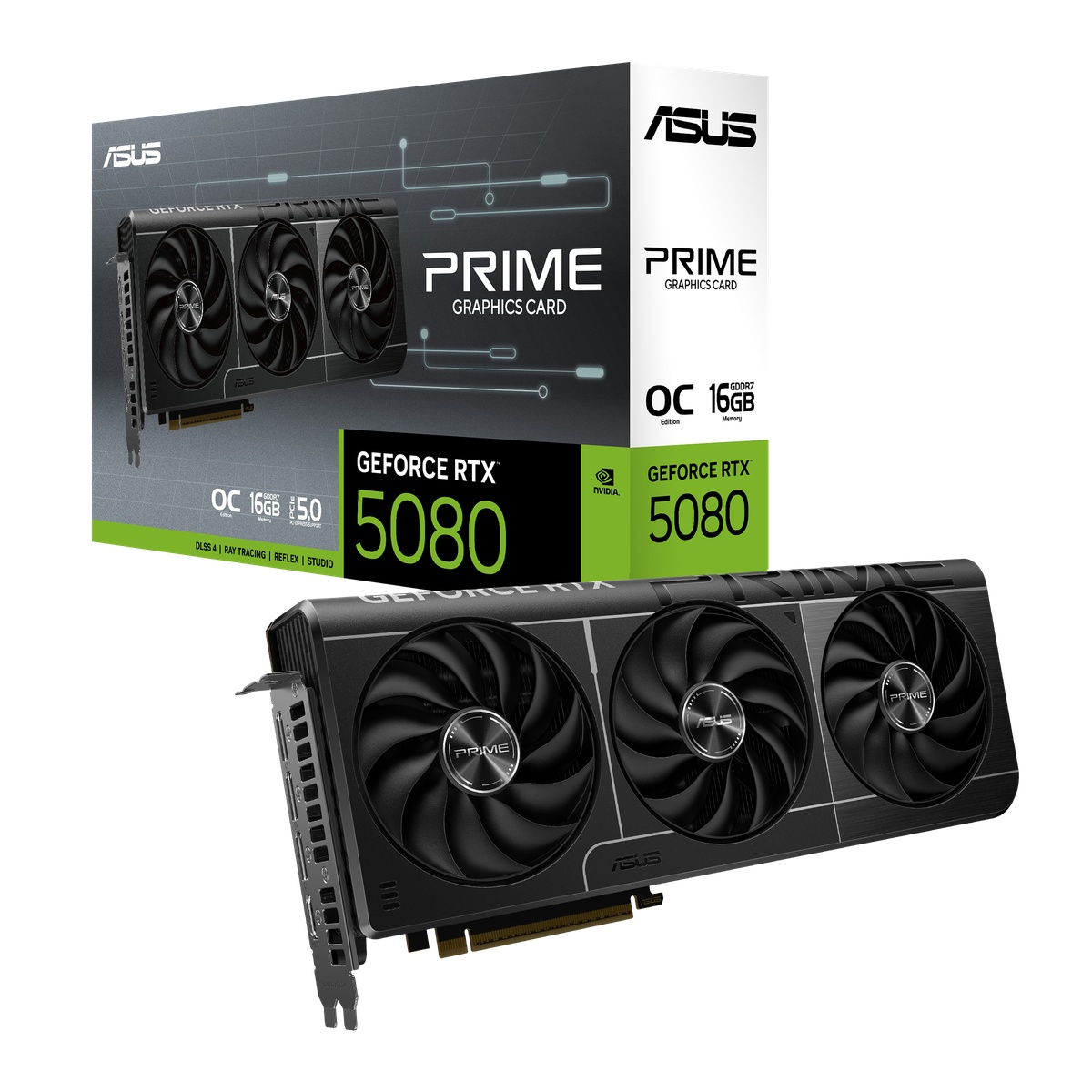Bild von ASUS Prime GeForce RTX 5080 OC - 16GB GDDR7, HDMI, 3x DP