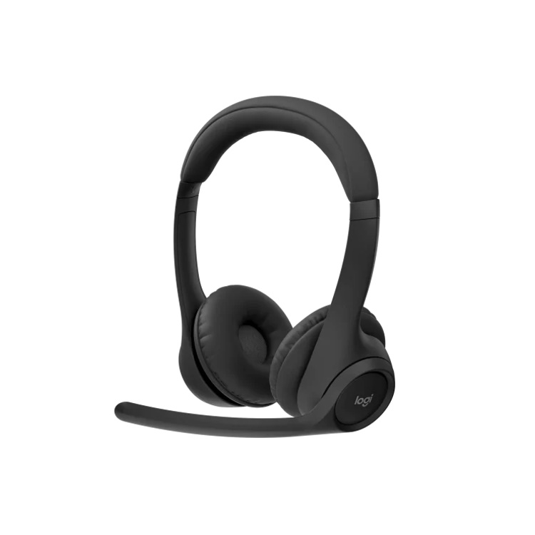 Bild von Logitech Zone Bluetooth-Headset, UC optimiert, Aktive Rauschunterdrückung, USB-Dongle, schwarz