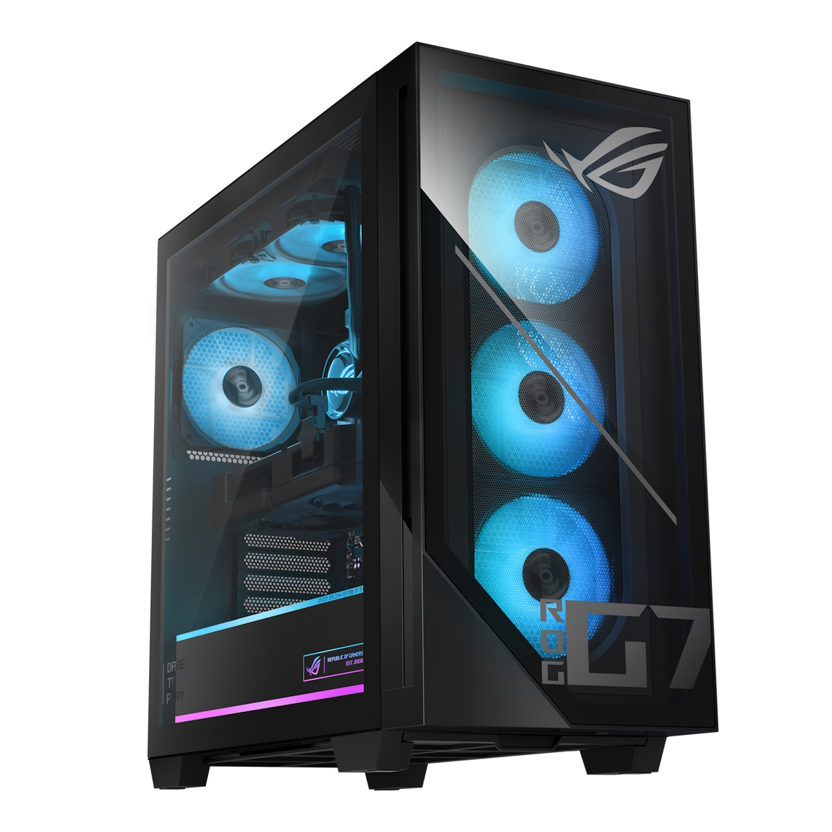 Bild von ASUS ROG G700 Gaming PC - Intel Core Ultra 7 265KF, 32GB DDR5 RAM, 2TB M.2 PCIe SSD, GeForce RTX 5070 Ti (16GB GDDR7), Windows 11 Home