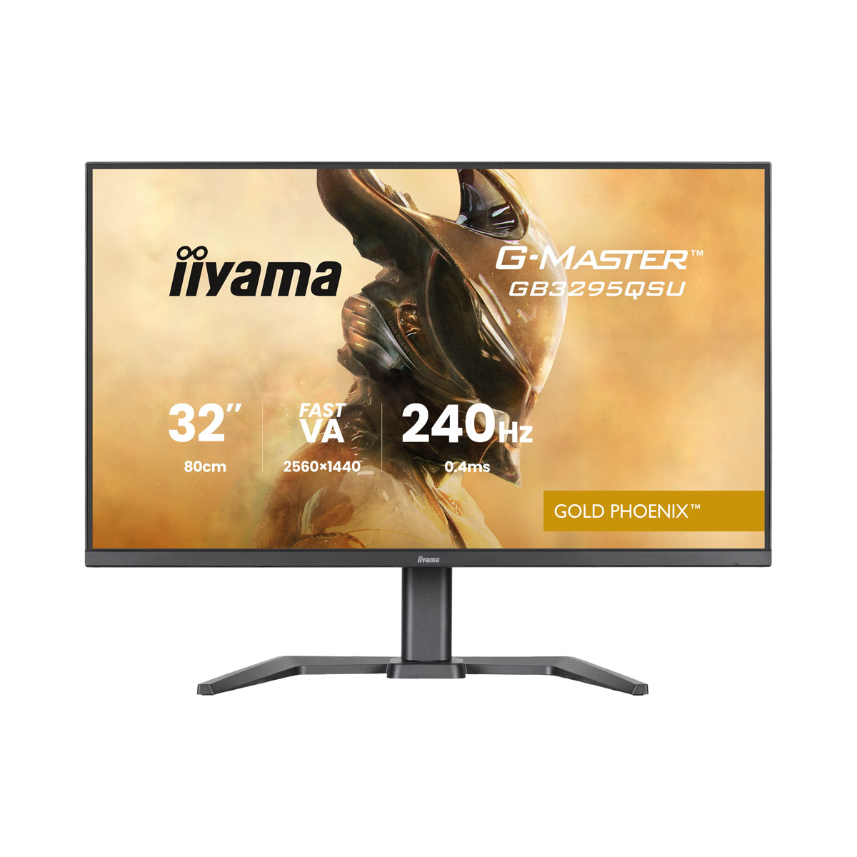 Bild von Iiyama GB3295QSU-B1 Gaming Monitor 31.5" QHD VA, 240 Hz, 0.4 ms MPRT, USB-Hub, USB-C, AMD FreeSync Premium