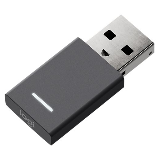 Bild von Logitech Zone Wireless Bluetooth-Headset, MS Teams zertifiziert, Aktive Rauschunterdrückung, USB-Dongle, graphit