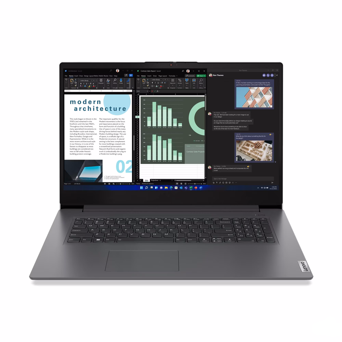 Bild von Lenovo V17 G4 IRU 83A2004PGE - 17,3" FHD, Intel® Core i7-13620H, 16GB, 512 GB, Windows 11 Pro
