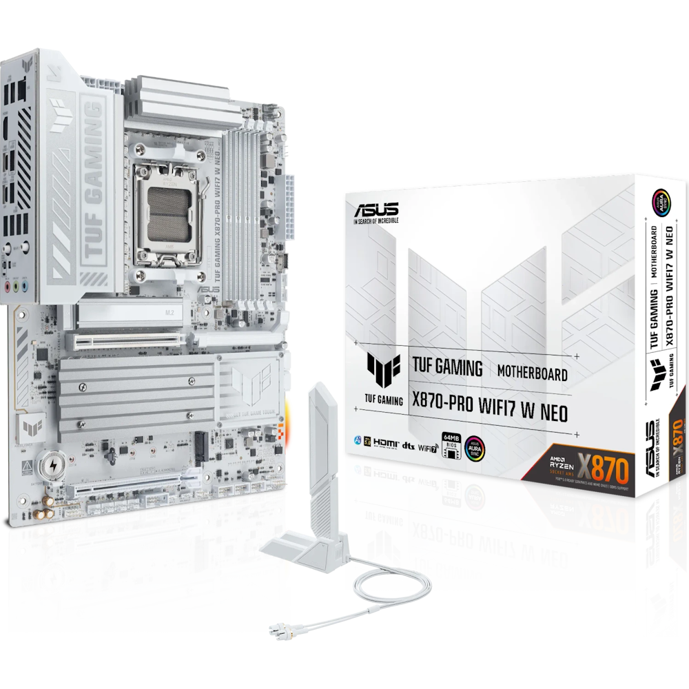Bild von ASUS TUF Gaming X870-PRO WIFI7 W NEO Mainboard Sockel AM5
