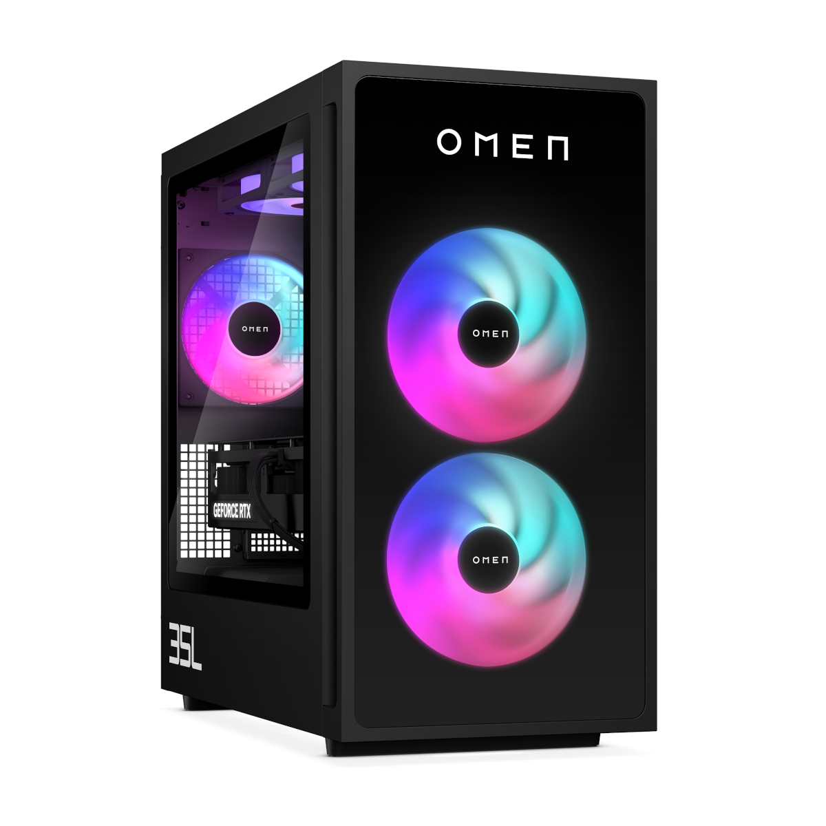 Bild von OMEN Desktop Gaming PC GT16-1173ng - AMD Ryzen 7 9800X3D, 64GB RAM, 2TB SSD, Radeon 9700 XT 16G, Windows 11 Home