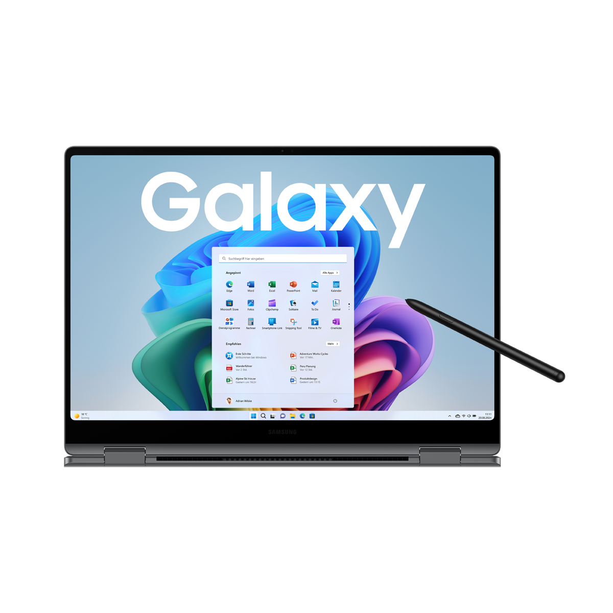 Bild von SAMSUNG Galaxy Book5 Pro 360 16 Zoll Intel Core Ultra 7 258V 32GB 1000GB W11 Moonstone Gray