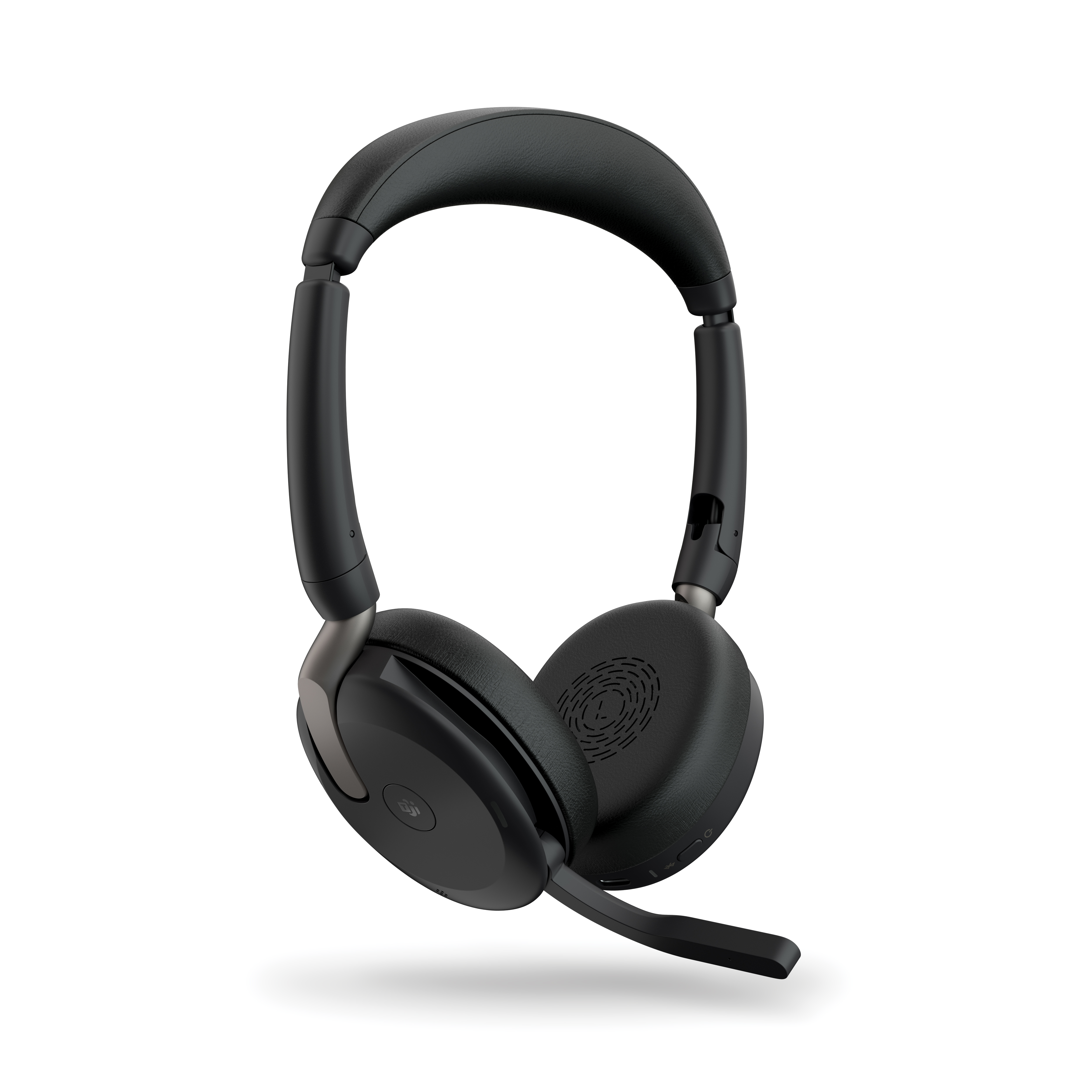 Bild von Jabra Evolve2 65 Flex, Ultrakompaktes Stereo Bluetooth Headset Aktive Geräuschunterdrückung (ANC), UC optimiert, incl. Bluetooth-Adapter Link380a