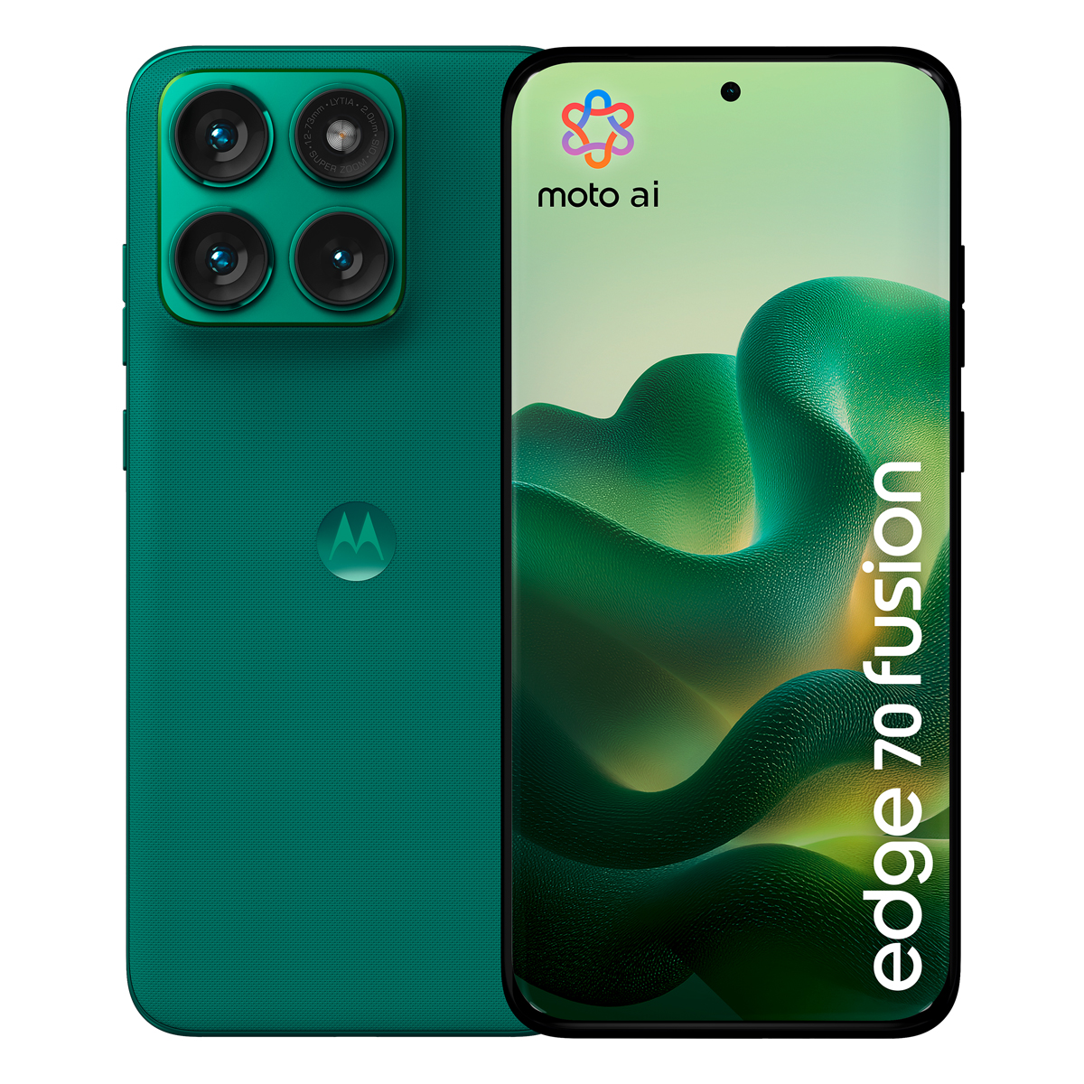 Bild von Motorola Edge 70 Fusion 256GB Sporting Green 17,22cm (6,78") OLED Display, Android 16, 50MP Dual-Kamera