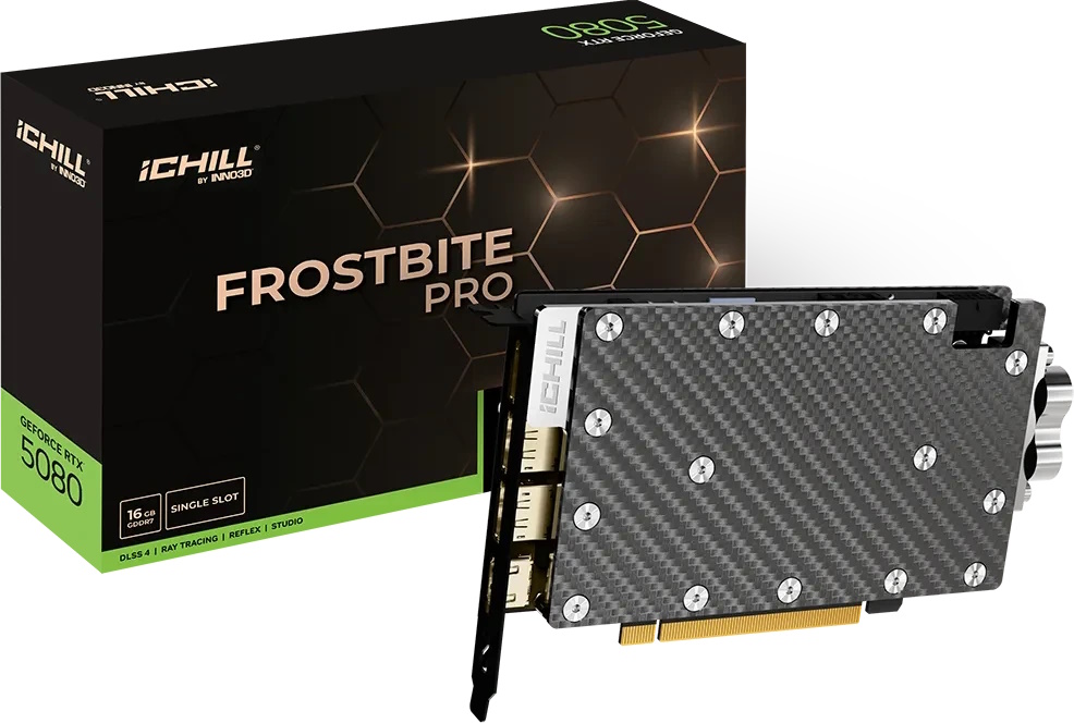 Bild von INNO3D GeForce RTX 5080 iCHILL Frostbite PRO