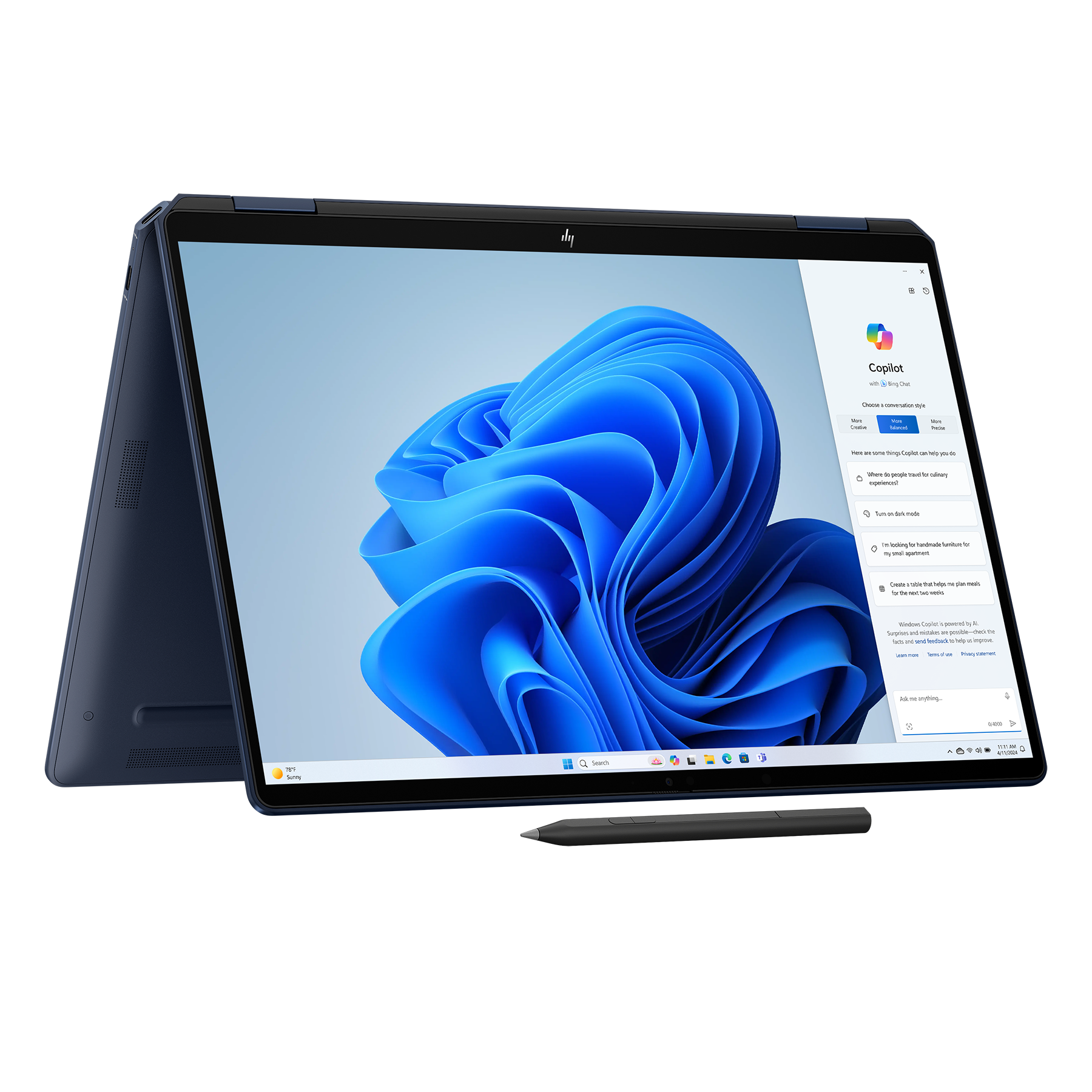 Bild von HP OmniBook Ultra Flip 14-fh0173ng inkl. HDMI Adapter & Pen