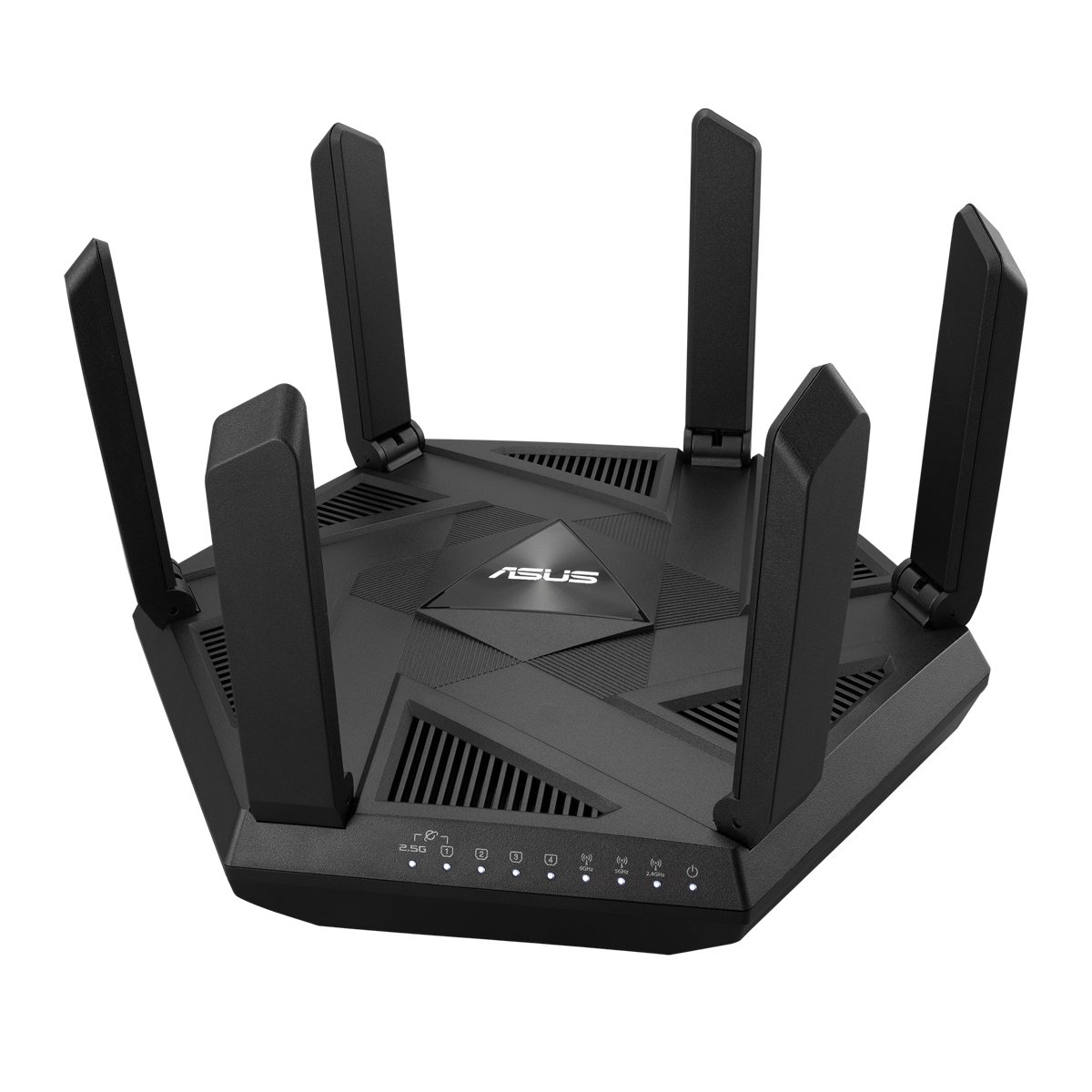 Bild von ASUS RT-AXE7800 WLAN Router WiFi 6E (802.11ax), Tri-Band, bis zu 7.800 Mbit/s, 1x 2.5 GbE LAN/WAN, 1x GbE LAN/WAN, 3x GbE LAN