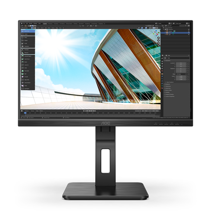 Bild von AOC Q27P2Q Office Monitor - IPS, QHD, Höhenverstellung