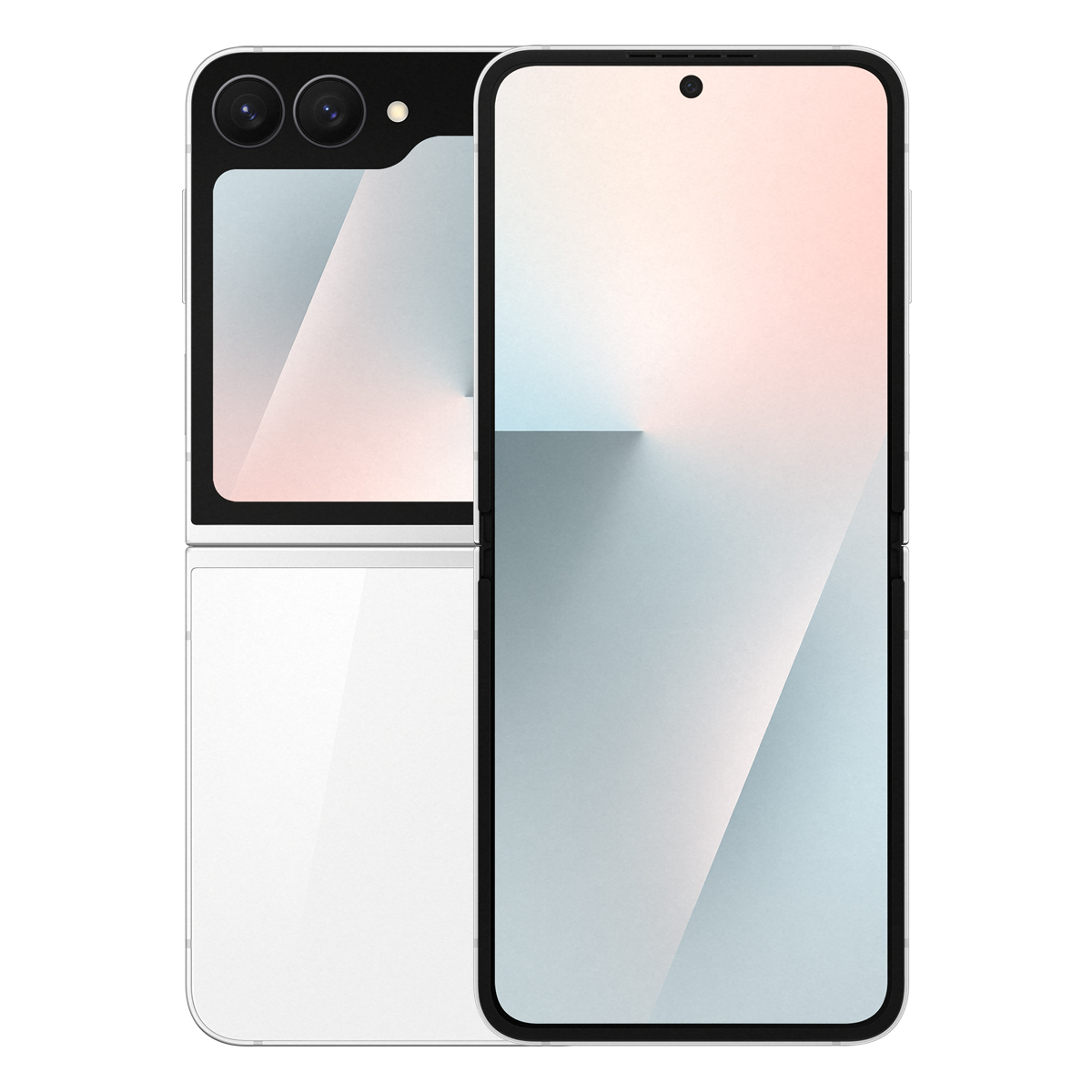 Bild von Samsung Galaxy Z Flip7 FE 256GB Weiß EU 17,03cm (6,7") OLED Display, Android 16, Dual-Kamera, Faltbar
