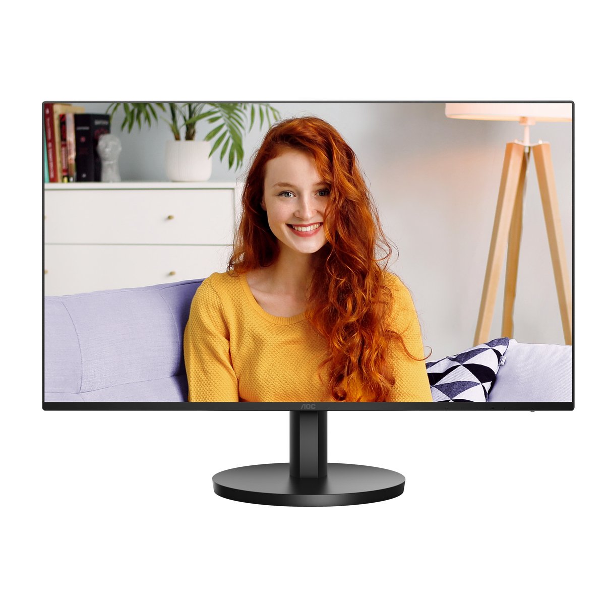 Bild von AOC 27B3CA2 - 27 Zoll Full HD Monitor, eingeb. Lautsprecher (1920x1080, 100 Hz, HDMI, USB-C (65 W Power Delivery), USB Hub) schwarz