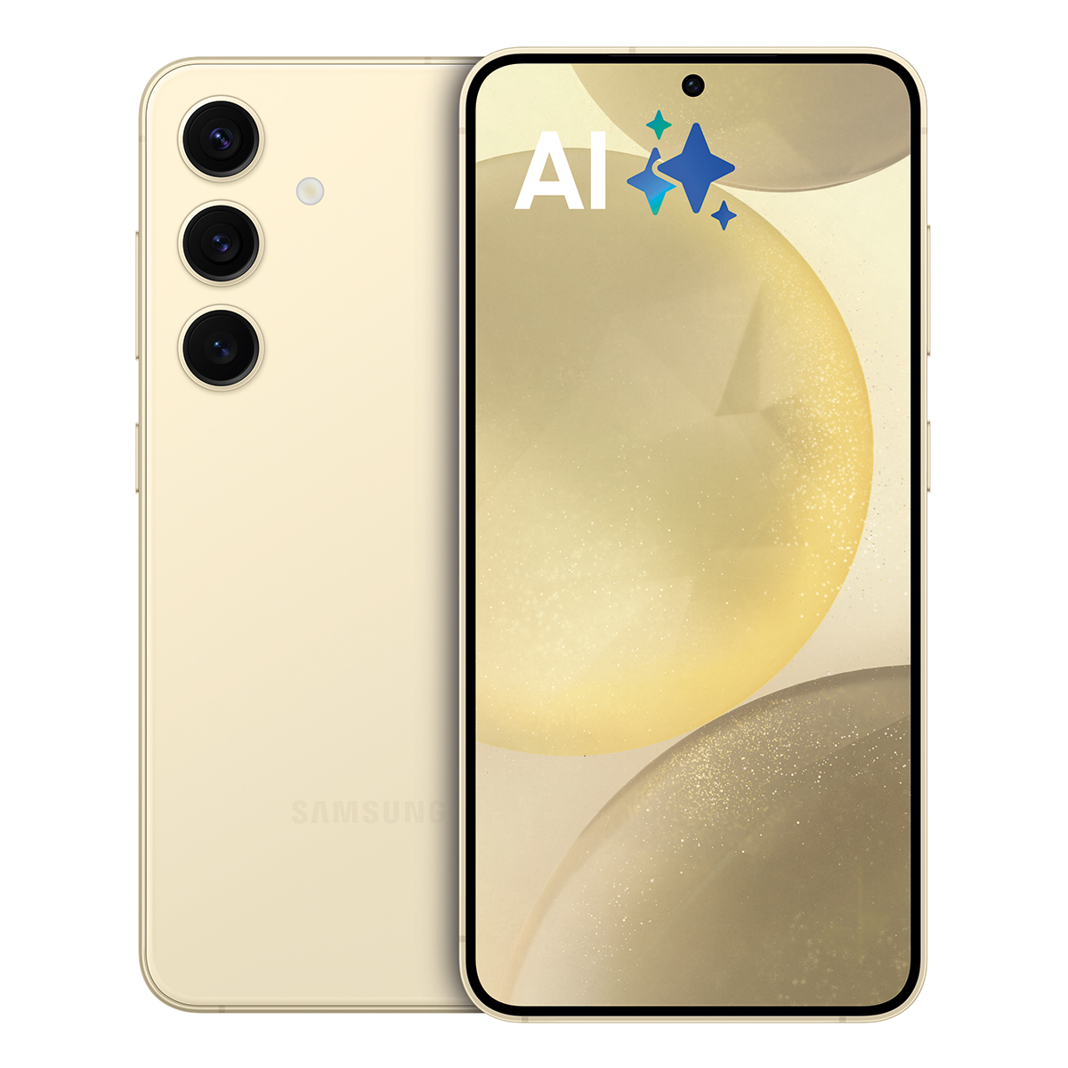 Bild von Samsung Galaxy S24 256GB Amber Yellow EU 15,64cm (6,2") OLED Display, Android 14, 50MP Triple-Kamera