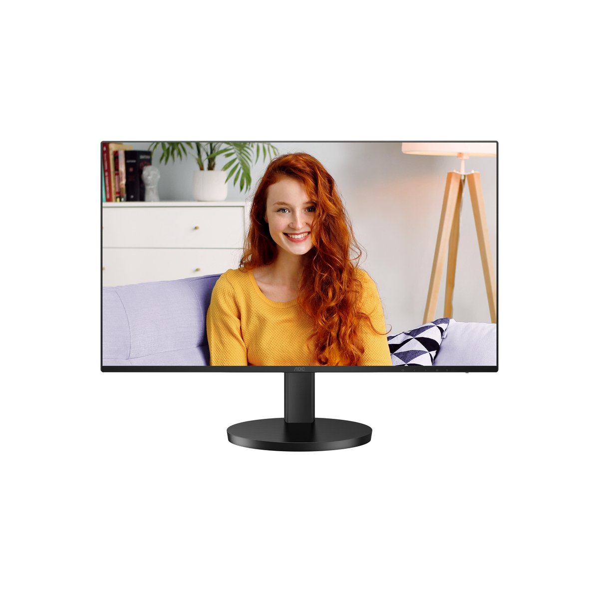 Bild von AOC Q27B3CF2 27 Zoll QHD Monitor, Lautsprecher, höhenverstellbar (2560x1440, 100Hz, HDMI 1.4, USB-C (65W PD), USB Hub) schwarz