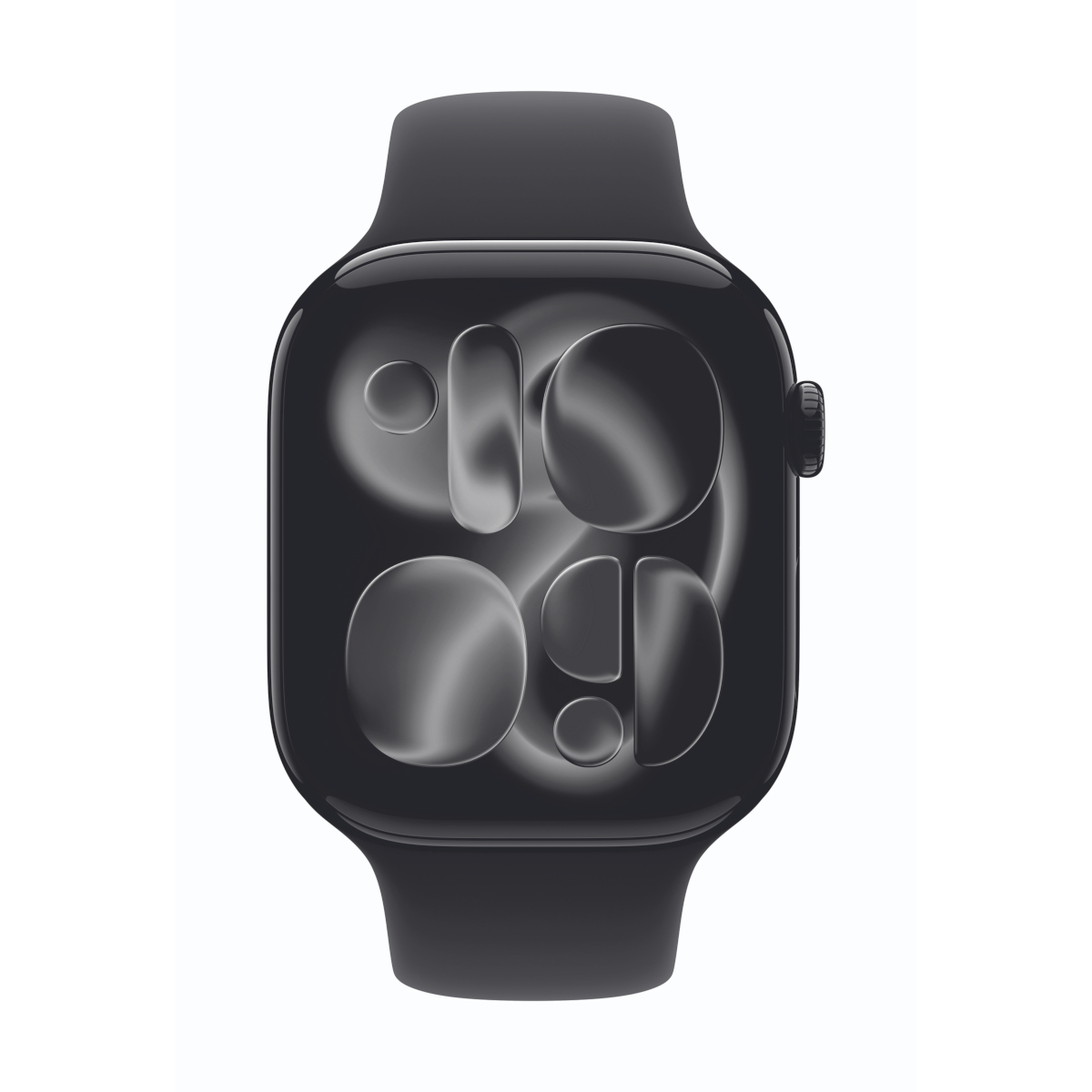 Bild von Apple Watch Series 11  46mm Diamantschwarz Aluminium Geh B-Ware mit Schwarz Sport Band - S/M
