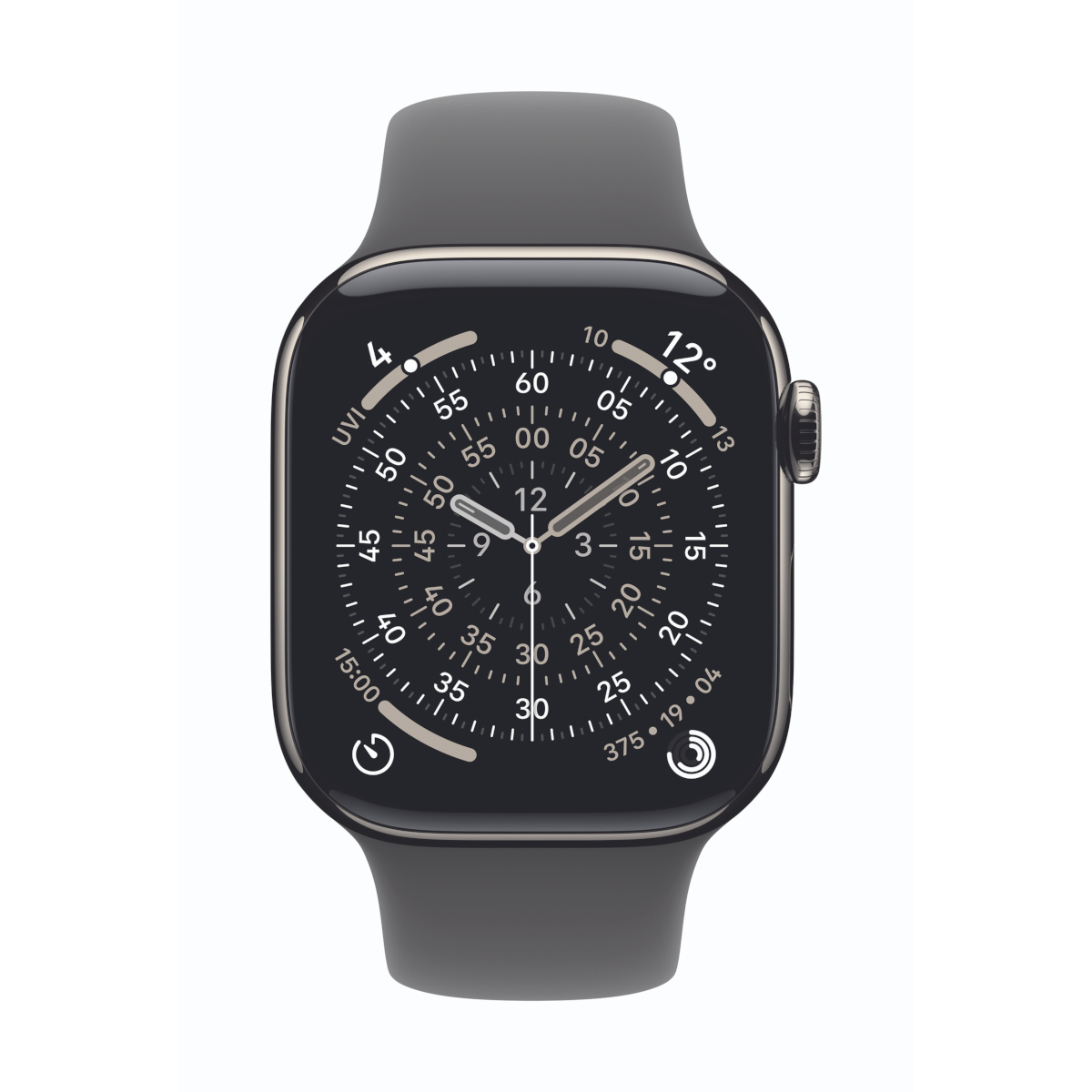 Bild von Apple Watch Series 11 Cellular 42mm Natur Titan Gehäuse mit Natur Milanaise Armband
