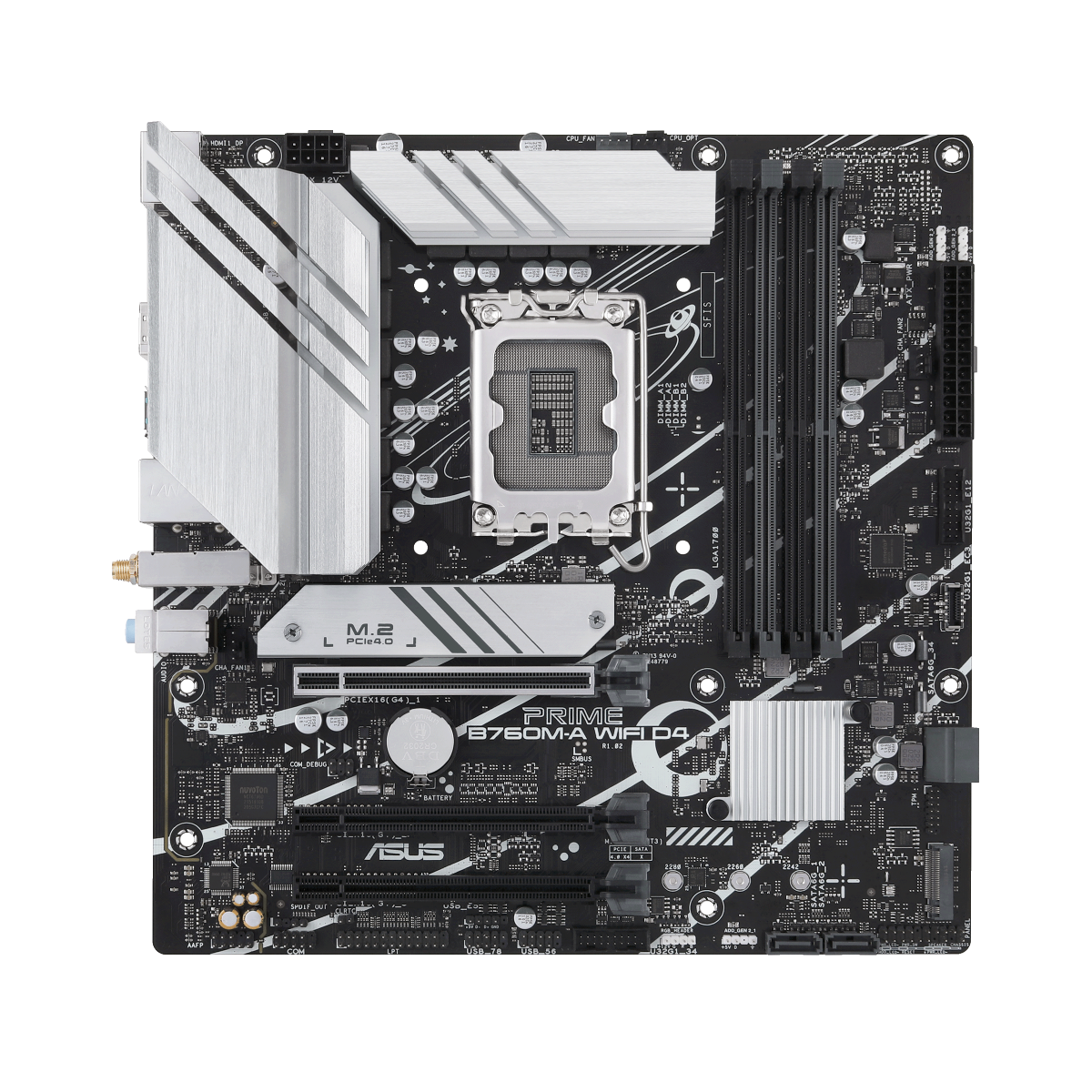 Bild von ASUS PRIME B760M-A WIFI D4 Mainboard Sockel 1700