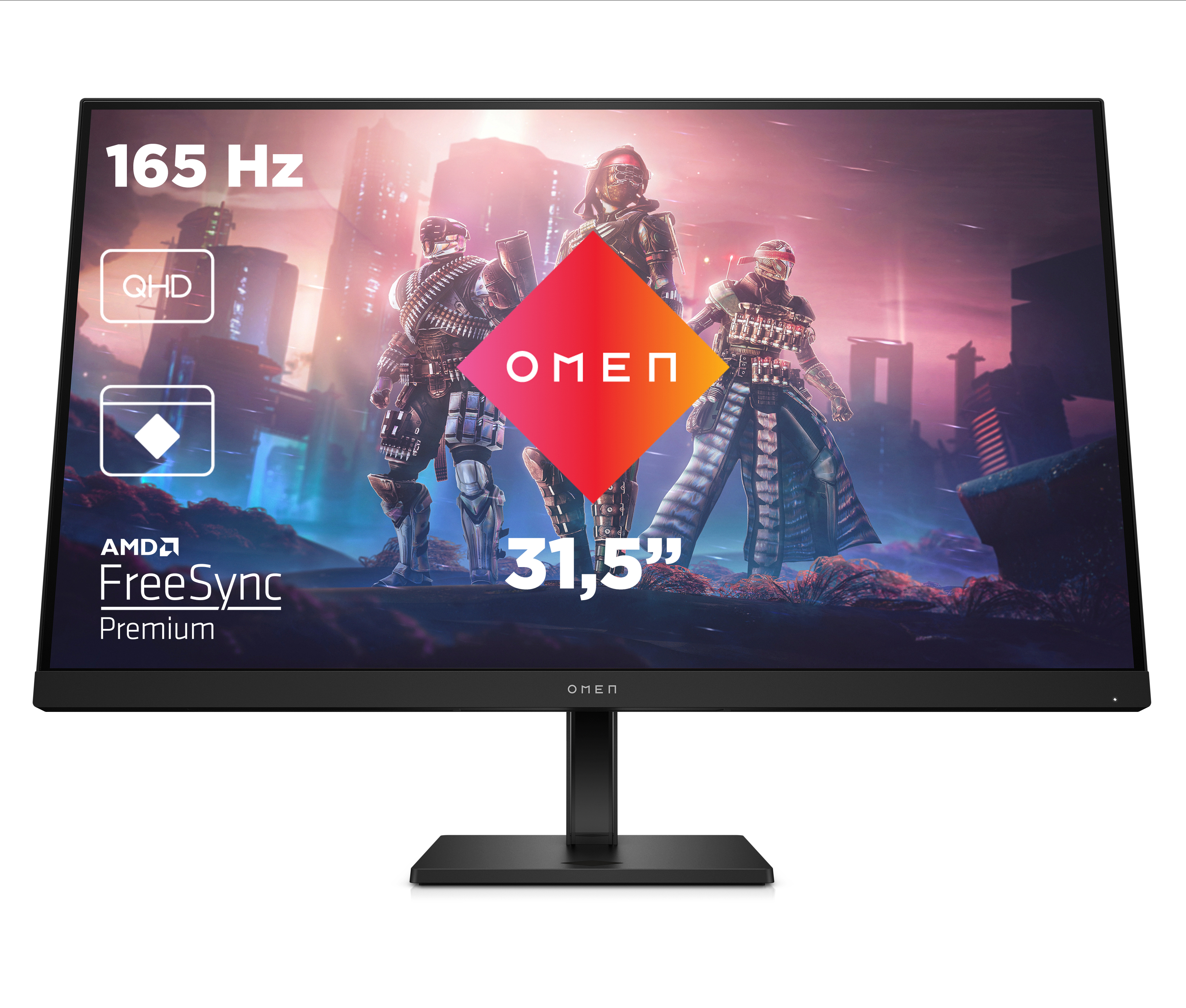 Bild von HP Omen 32q Gaming Monitor - IPS, QHD, 165Hz, Höhenverstellung