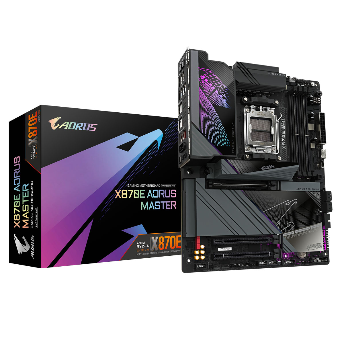 Bild von GigaByte X870E AORUS MASTER Mainboard Sockel AM5